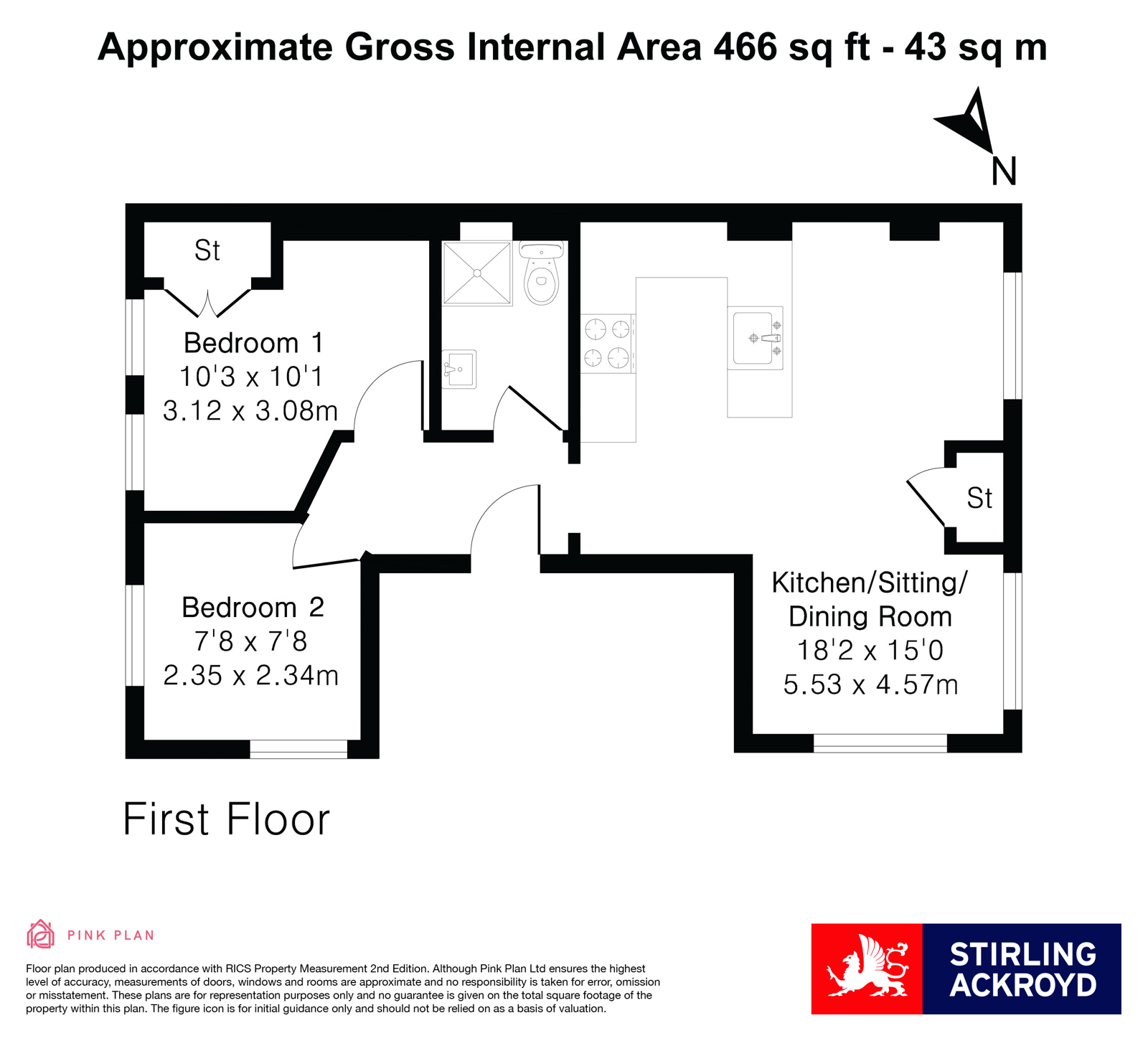 36A, Rockley Road, London floorplan