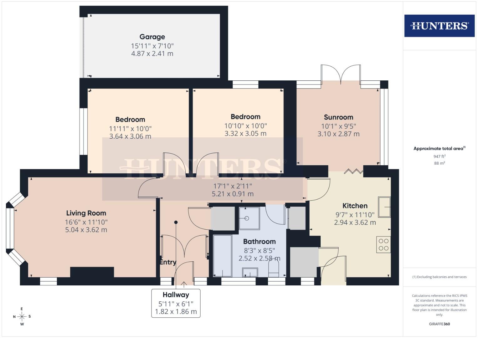 12, Leighton Close, Scarborough floorplan