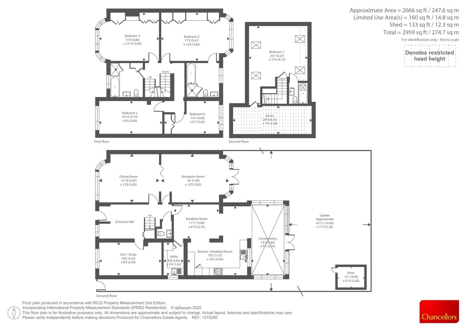 3 HILLCREST GARDENS, Hillcrest Gardens, London floorplan