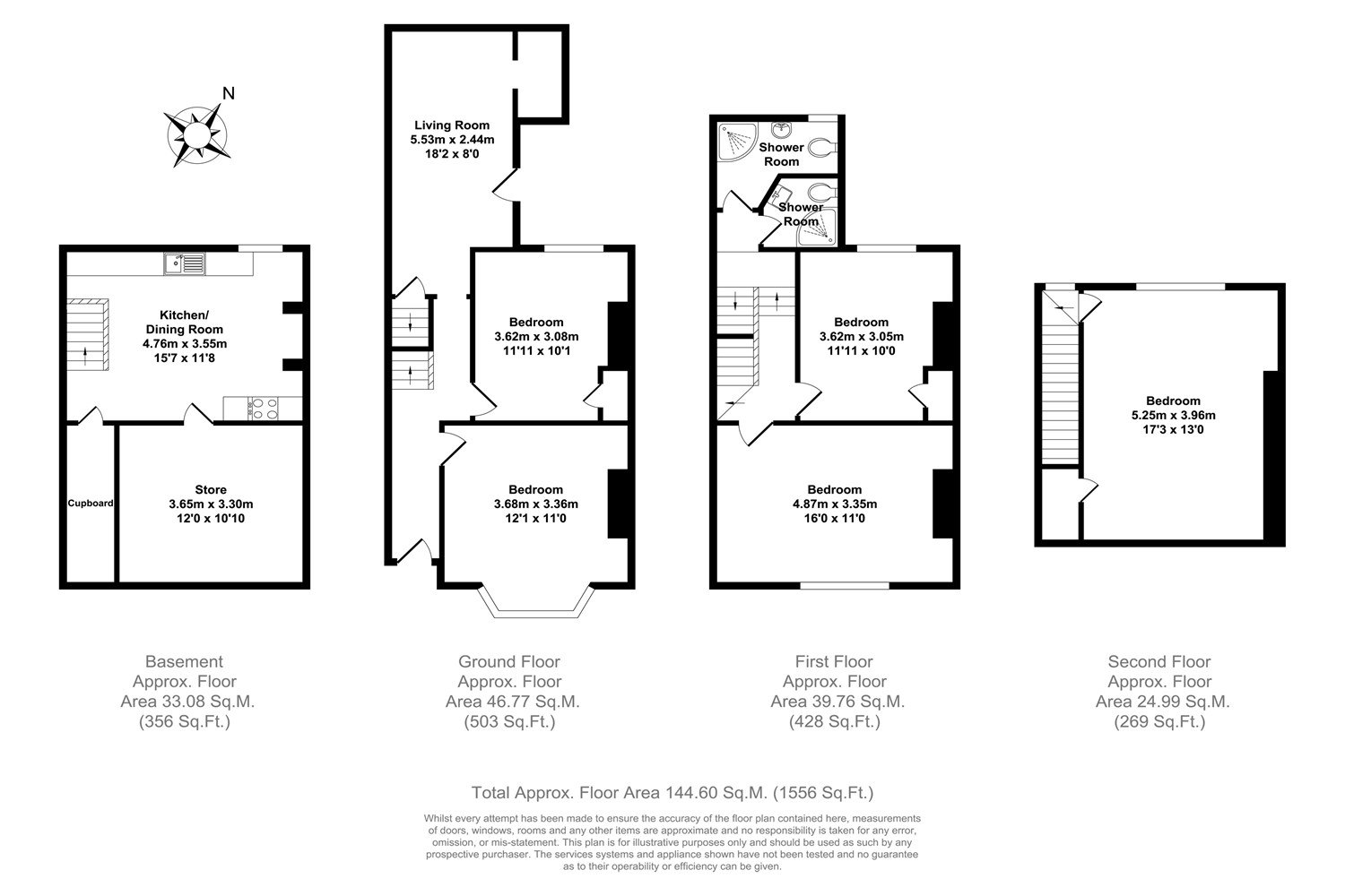 23, Regent Street, Oxford floorplan