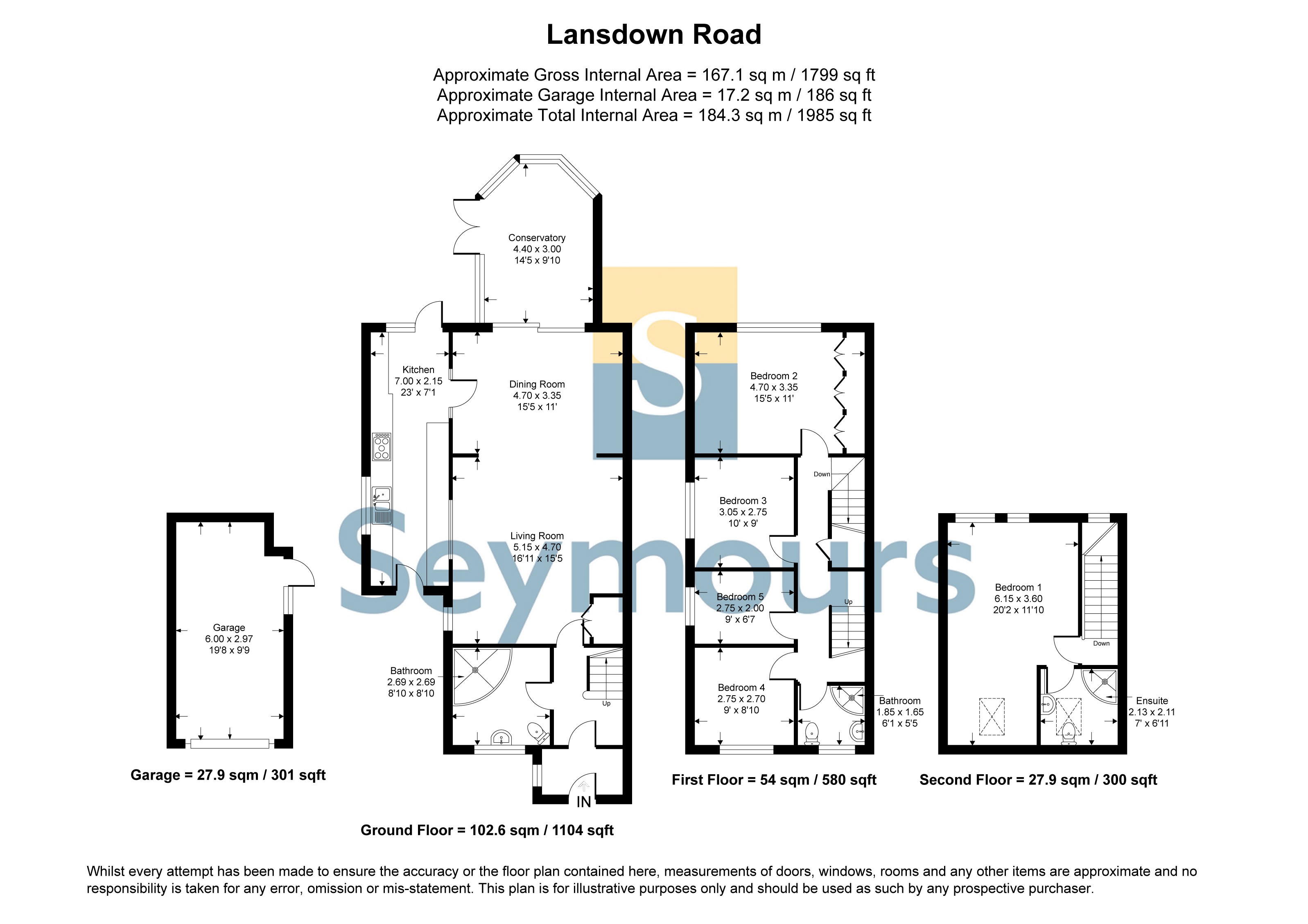 15, Lansdowne Road, Surrey floorplan