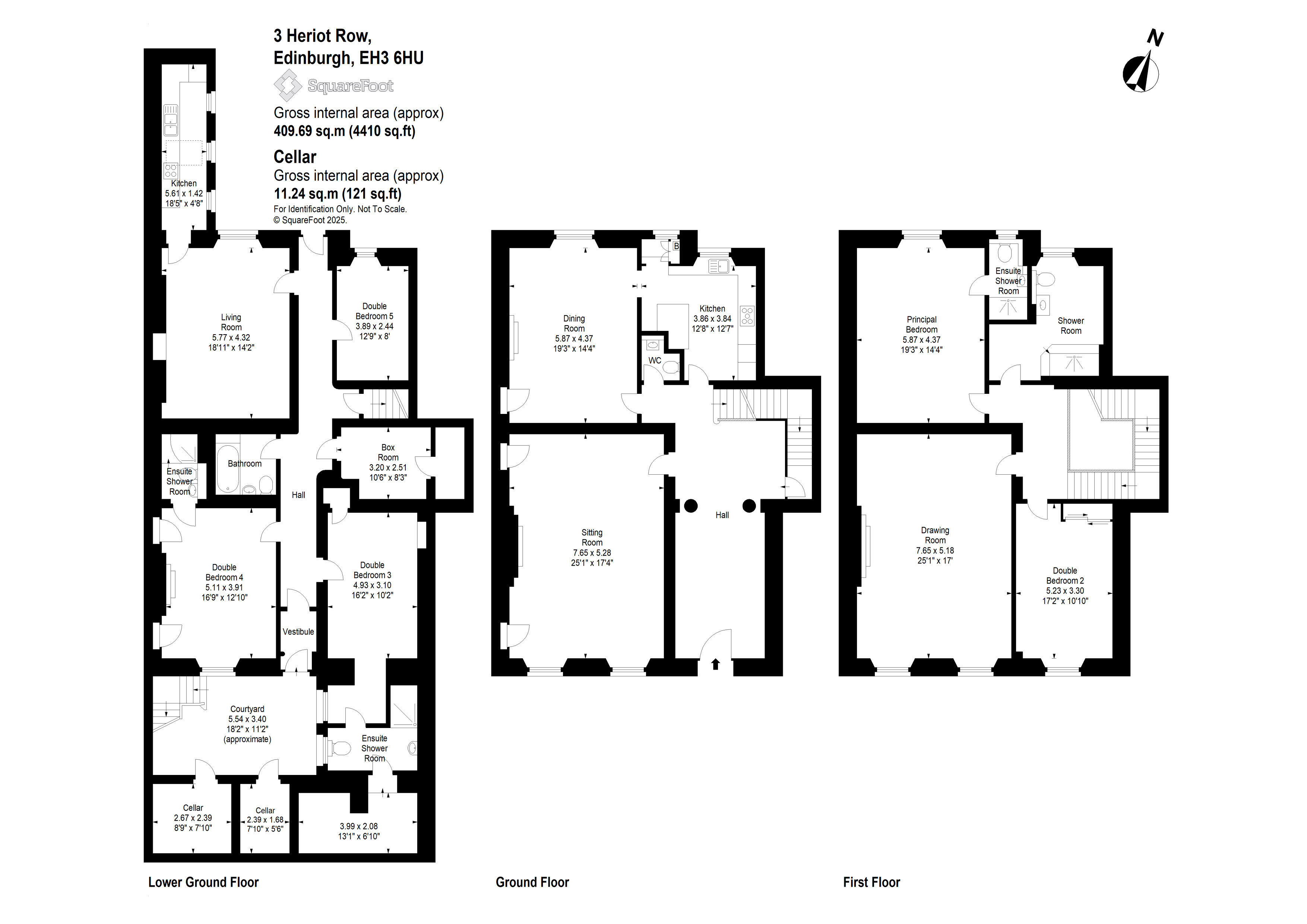 Heriot Row, New Town, Edinburgh EH3 floorplan