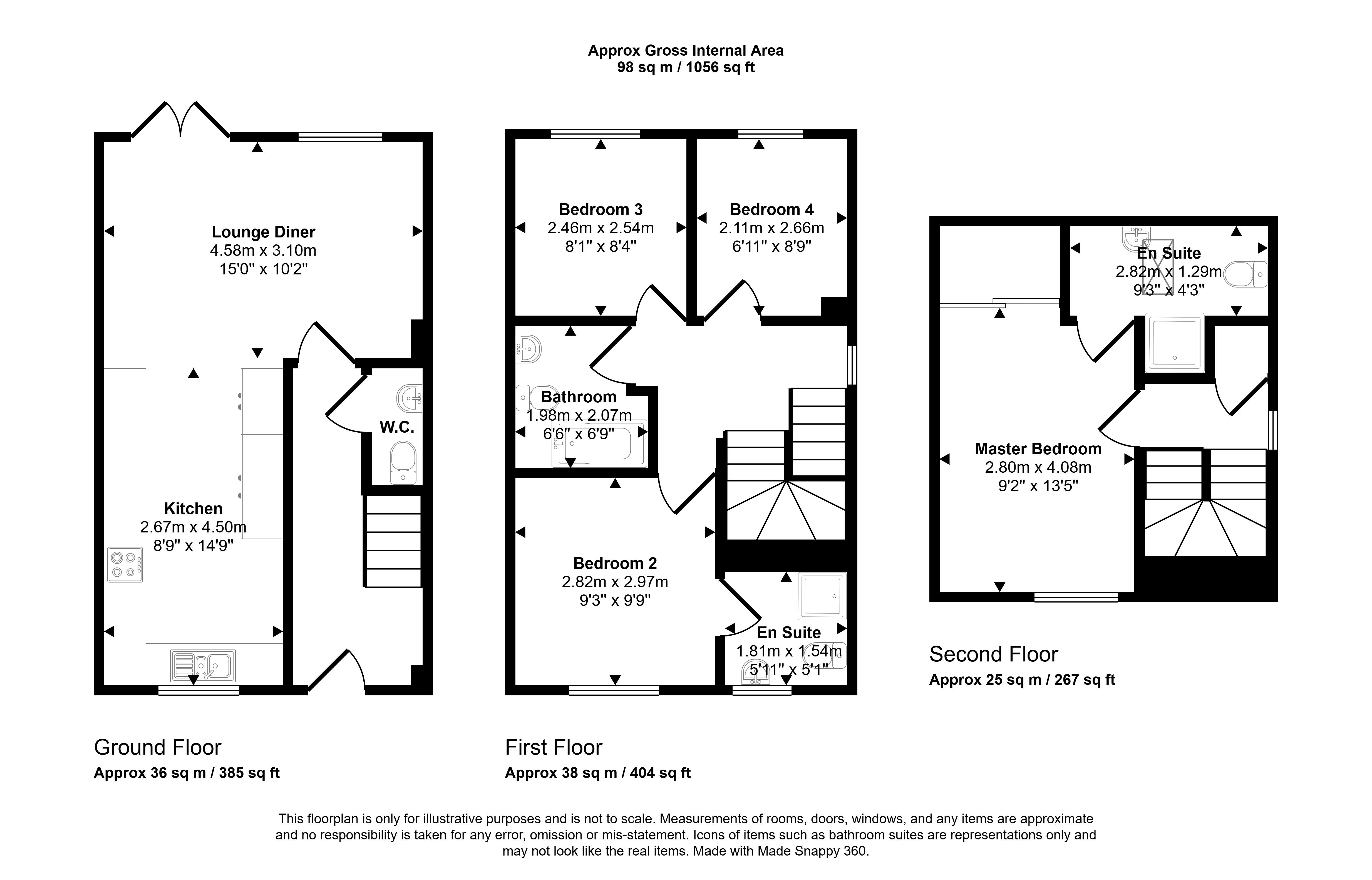 43, Douglas Way, Seaham floorplan