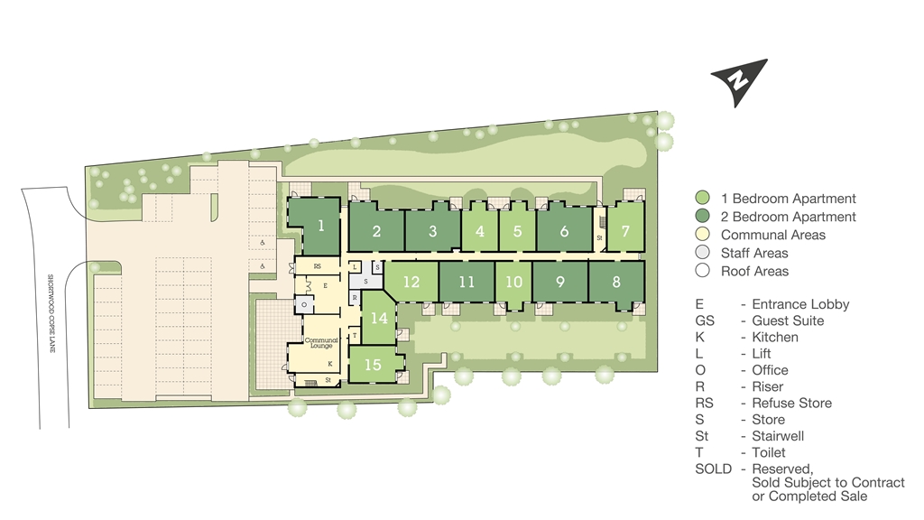 New home, 2 bed property for sale in Kempshott Park Industrial Estate