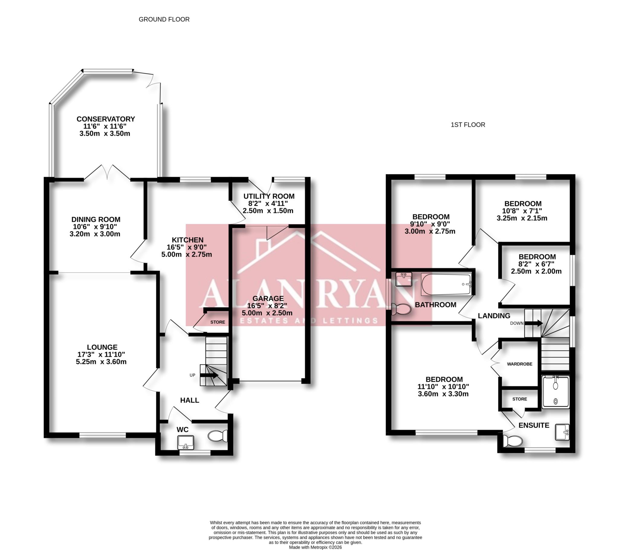 5, Larchwood, Oldham floorplan