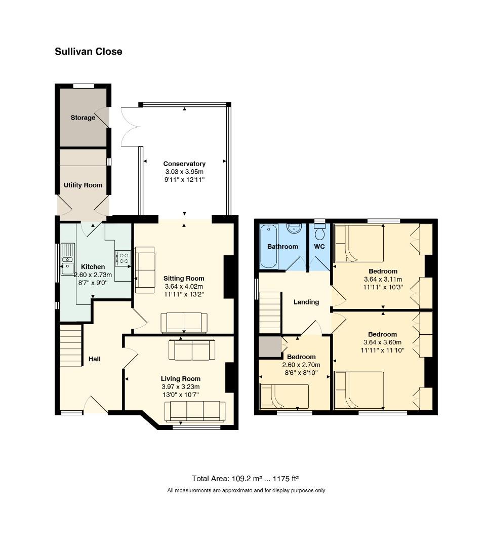 45, Sullivan Close, Penarth floorplan