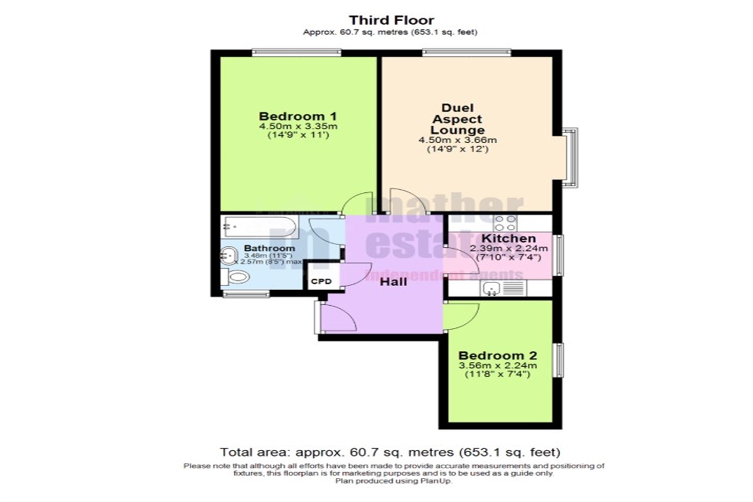 19, Haltside, Hatfield floorplan