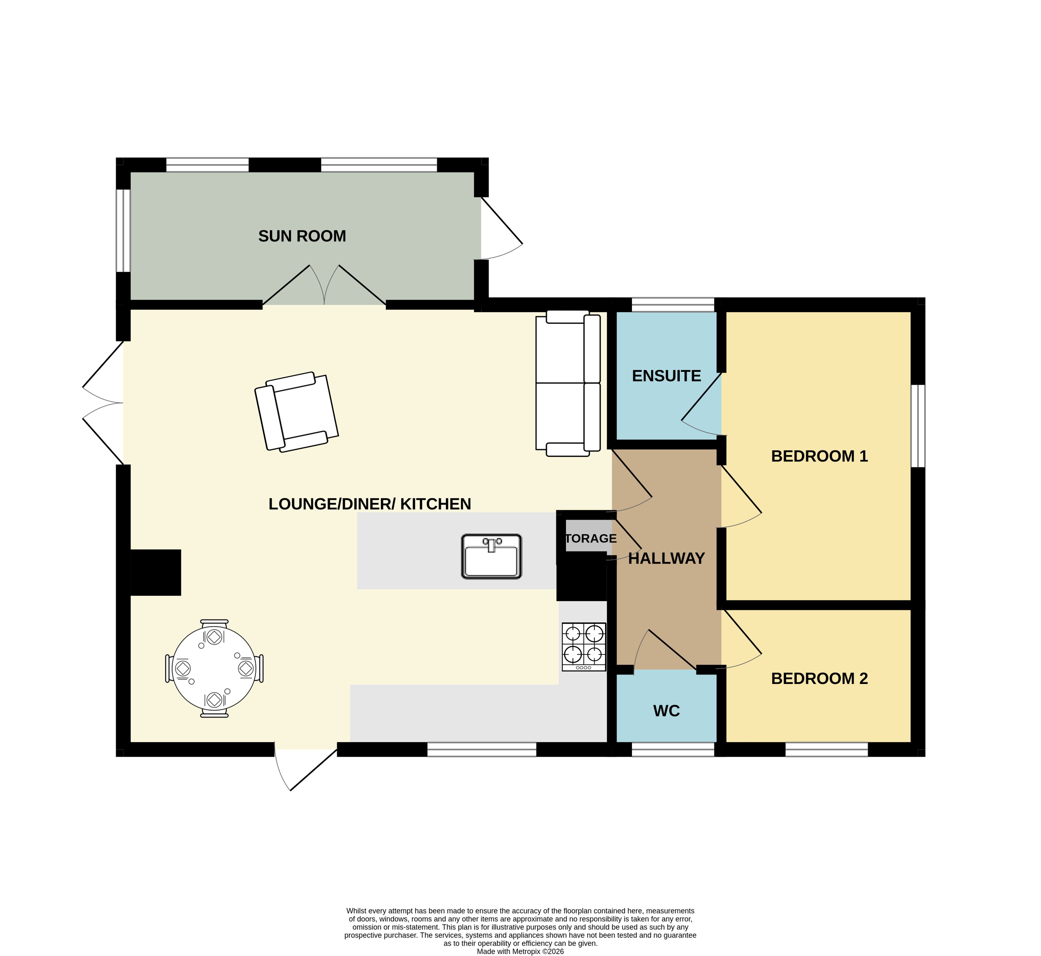 6, Bruce Court, West Kilbride floorplan