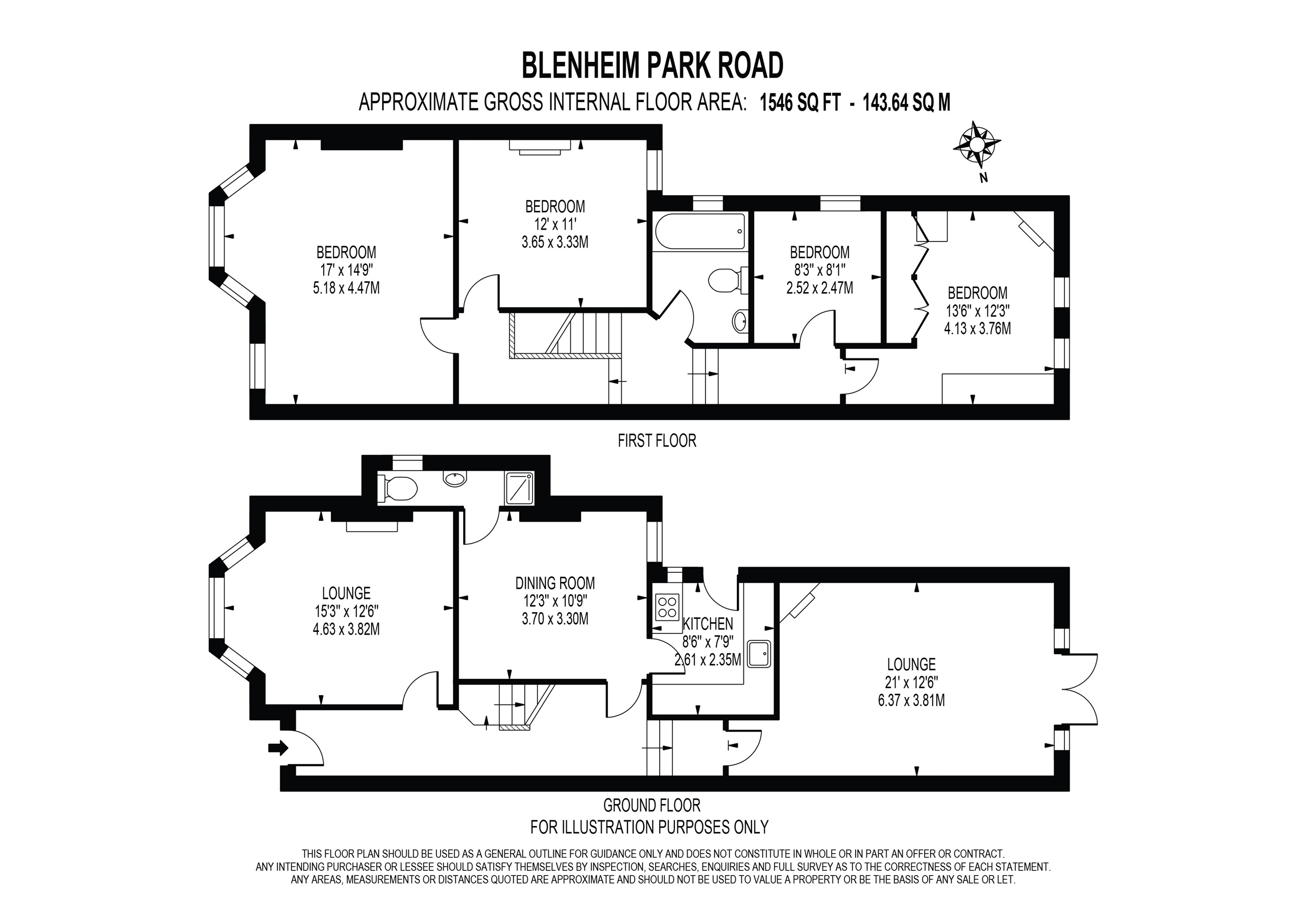 Blenheim Park Road, South Croydon floorplan