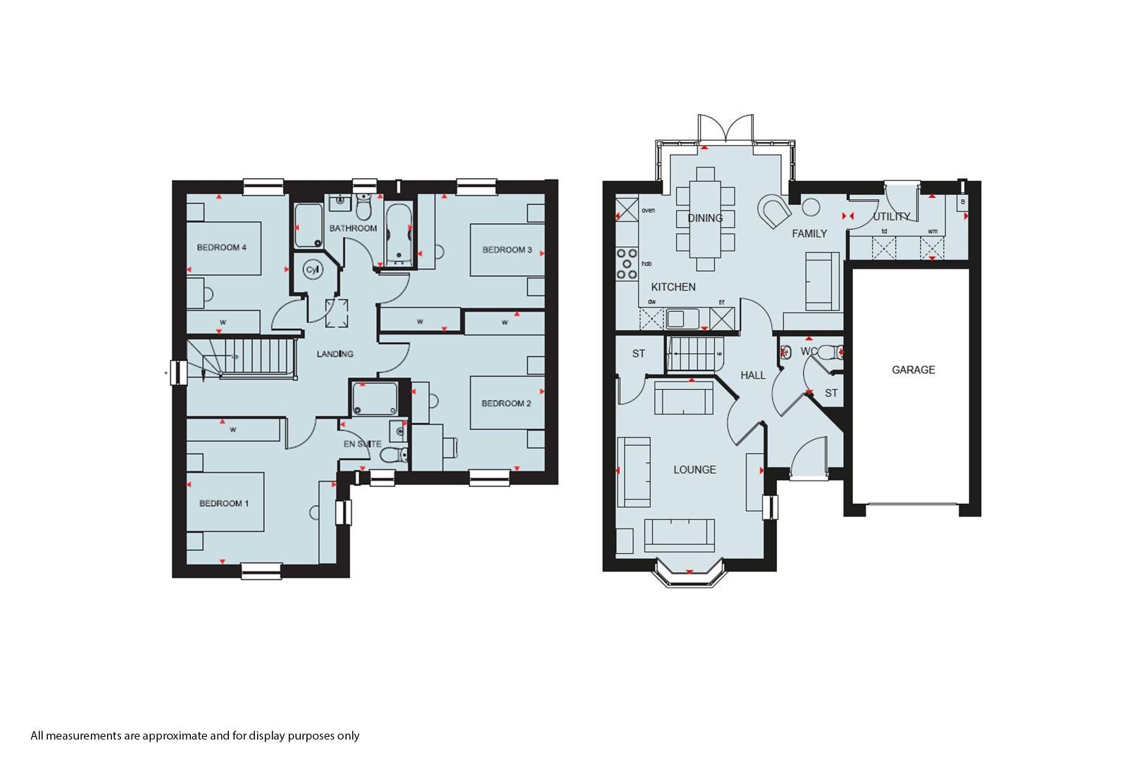 55, Cypress Crescent, Cardiff floorplan