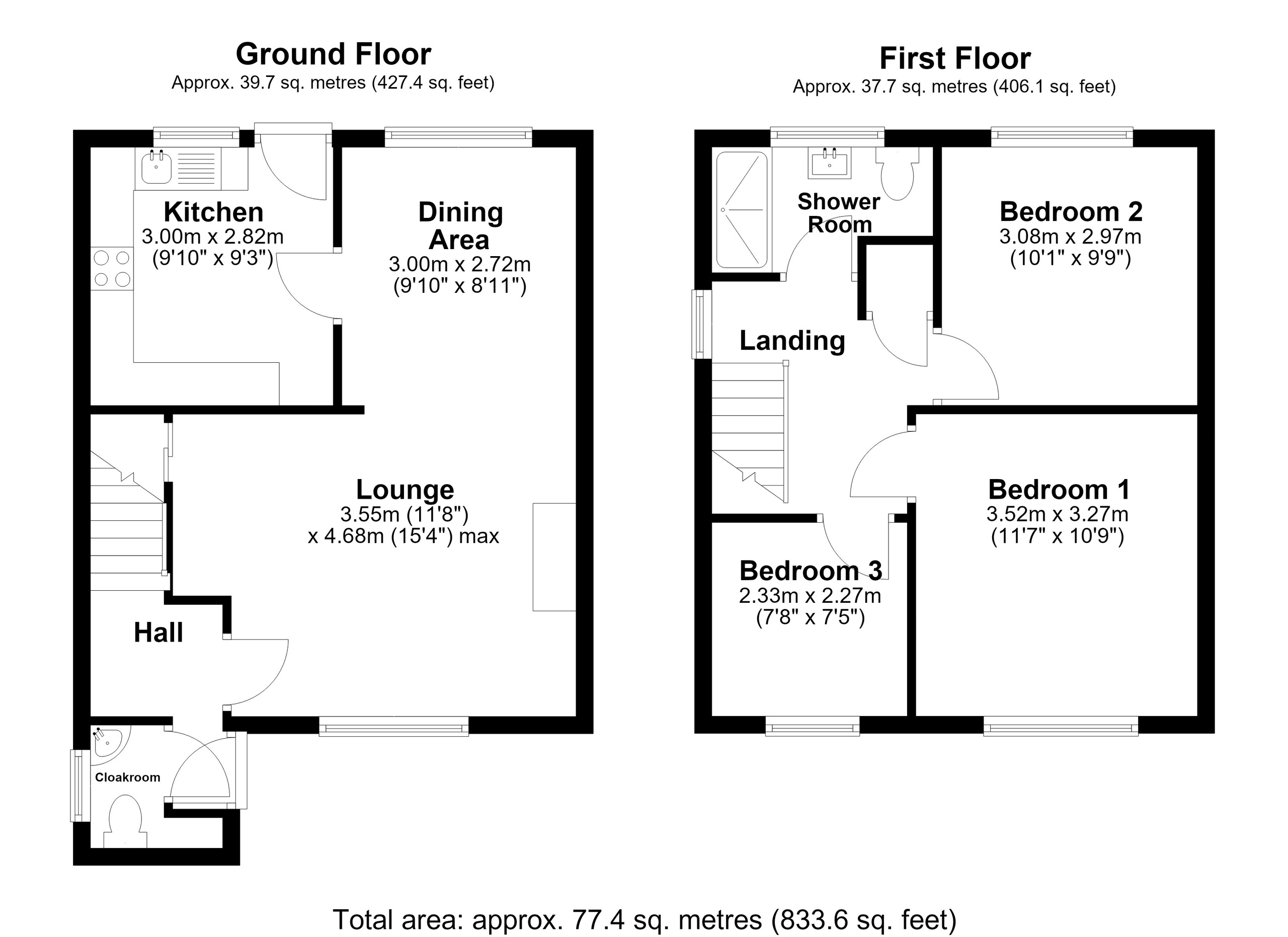 15 Bryn Rhedyn, Pontypridd floorplan