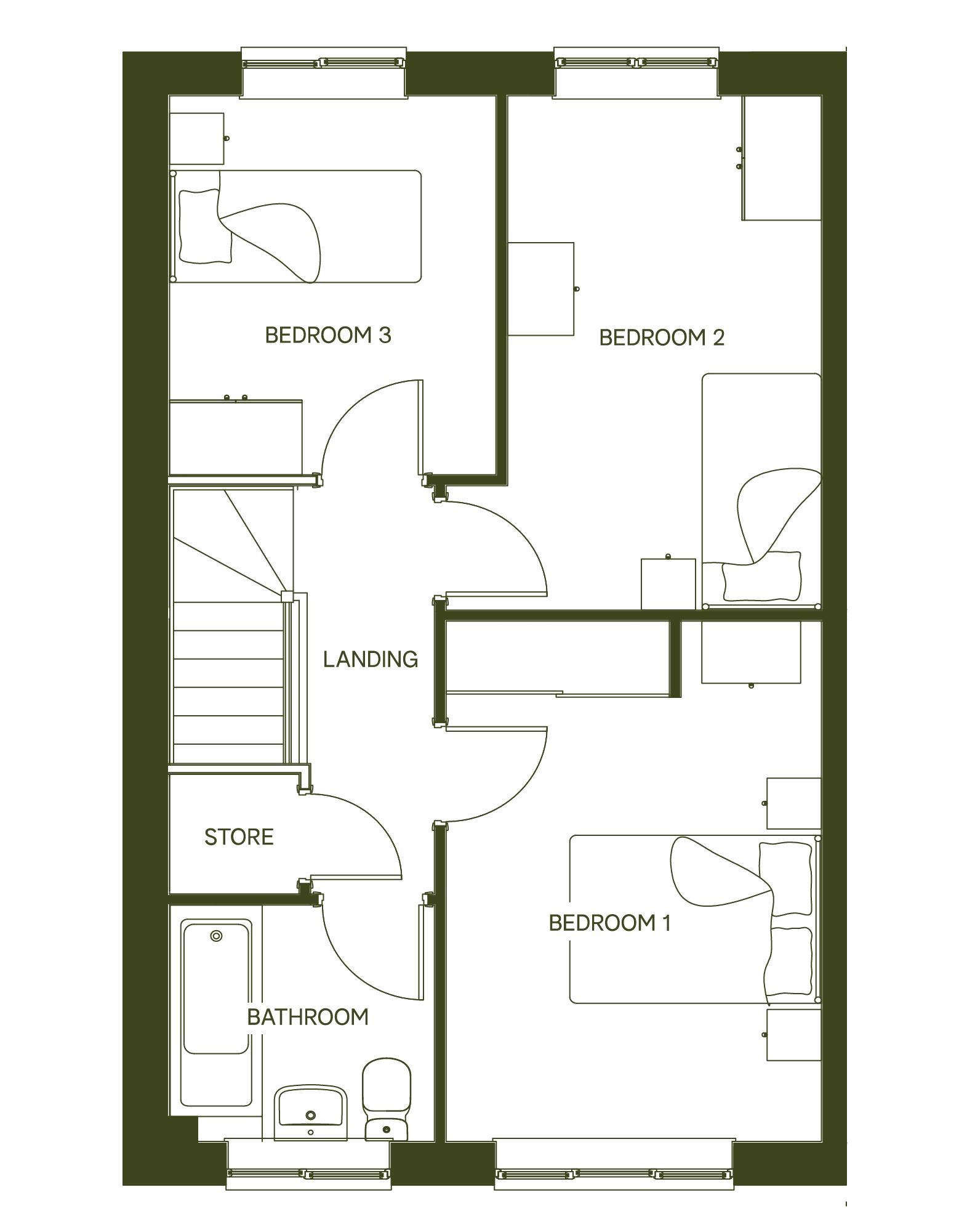 The Astbury, Barn Road, Congleton floorplan