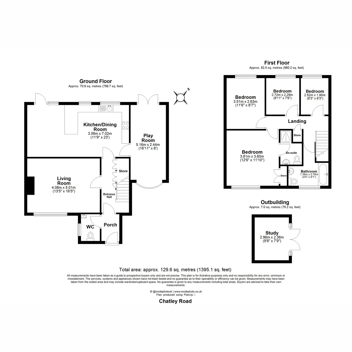 21, Chatley Road, Chelmsford floorplan