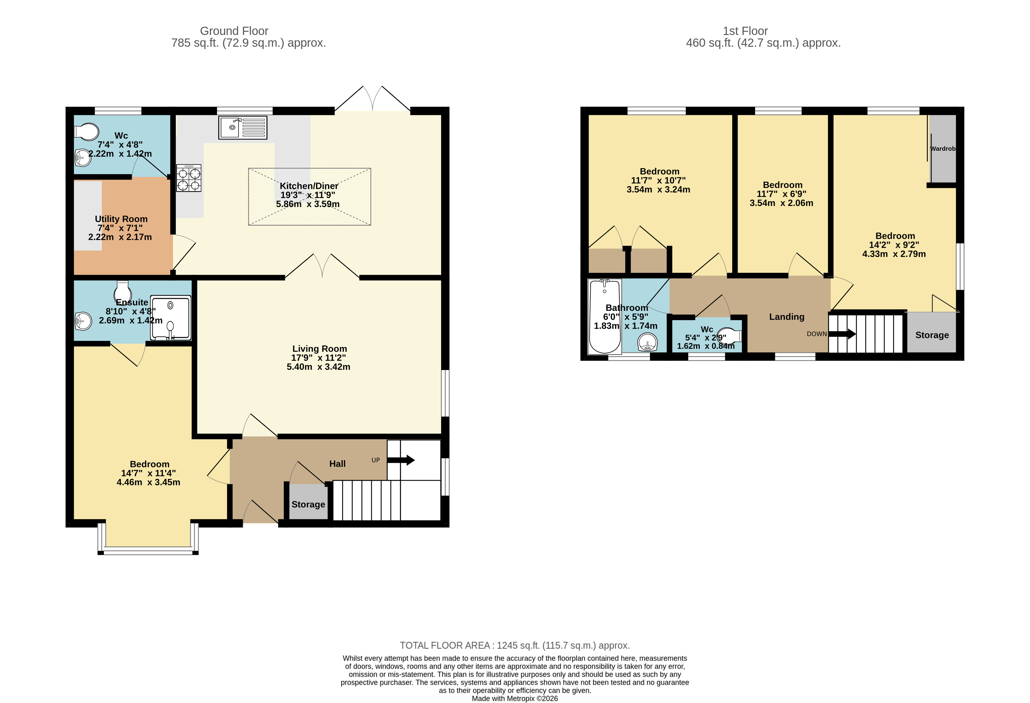 56, Romney Avenue, Bristol floorplan