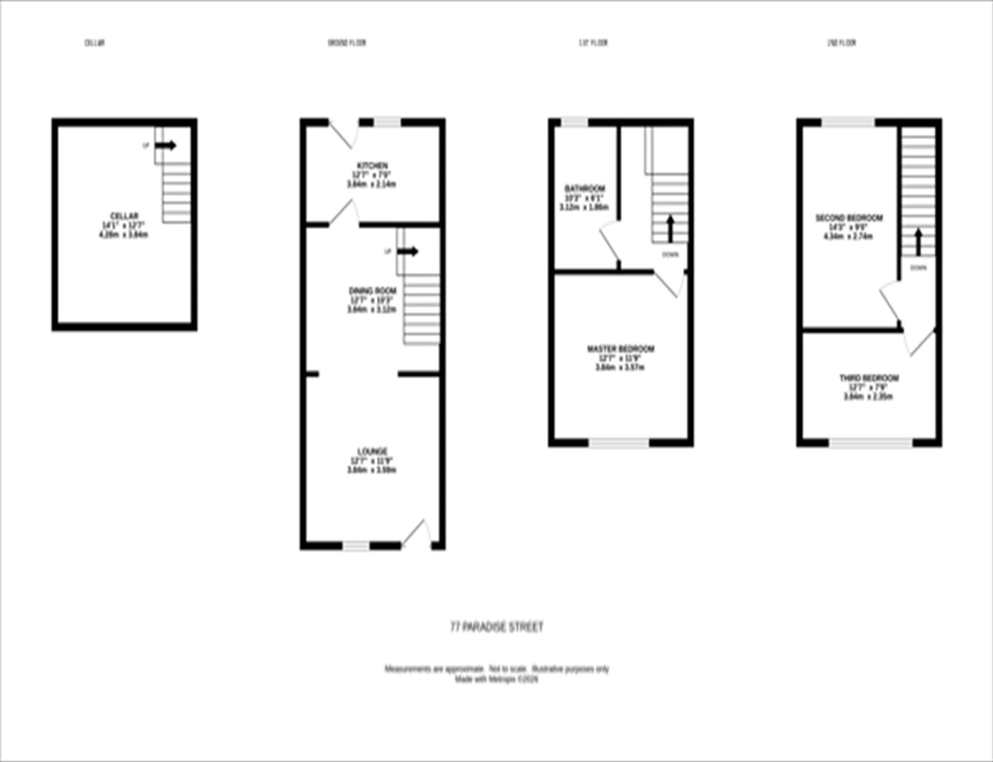 77 Paradise Street, Macclesfield floorplan