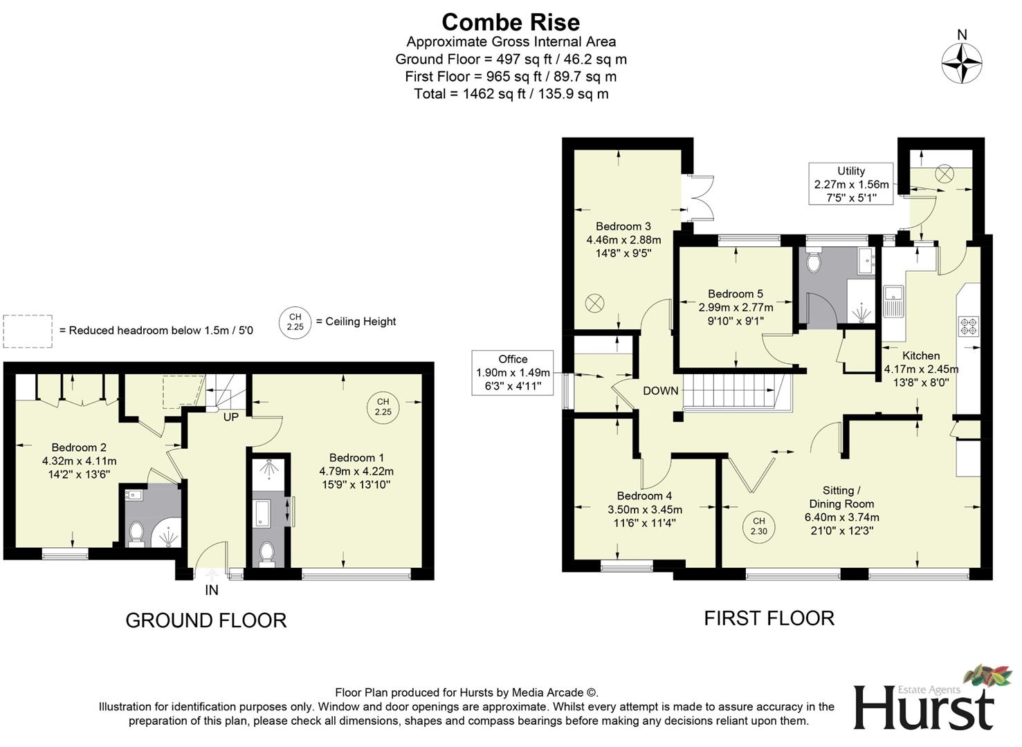 18, Combe Rise, High Wycombe floorplan