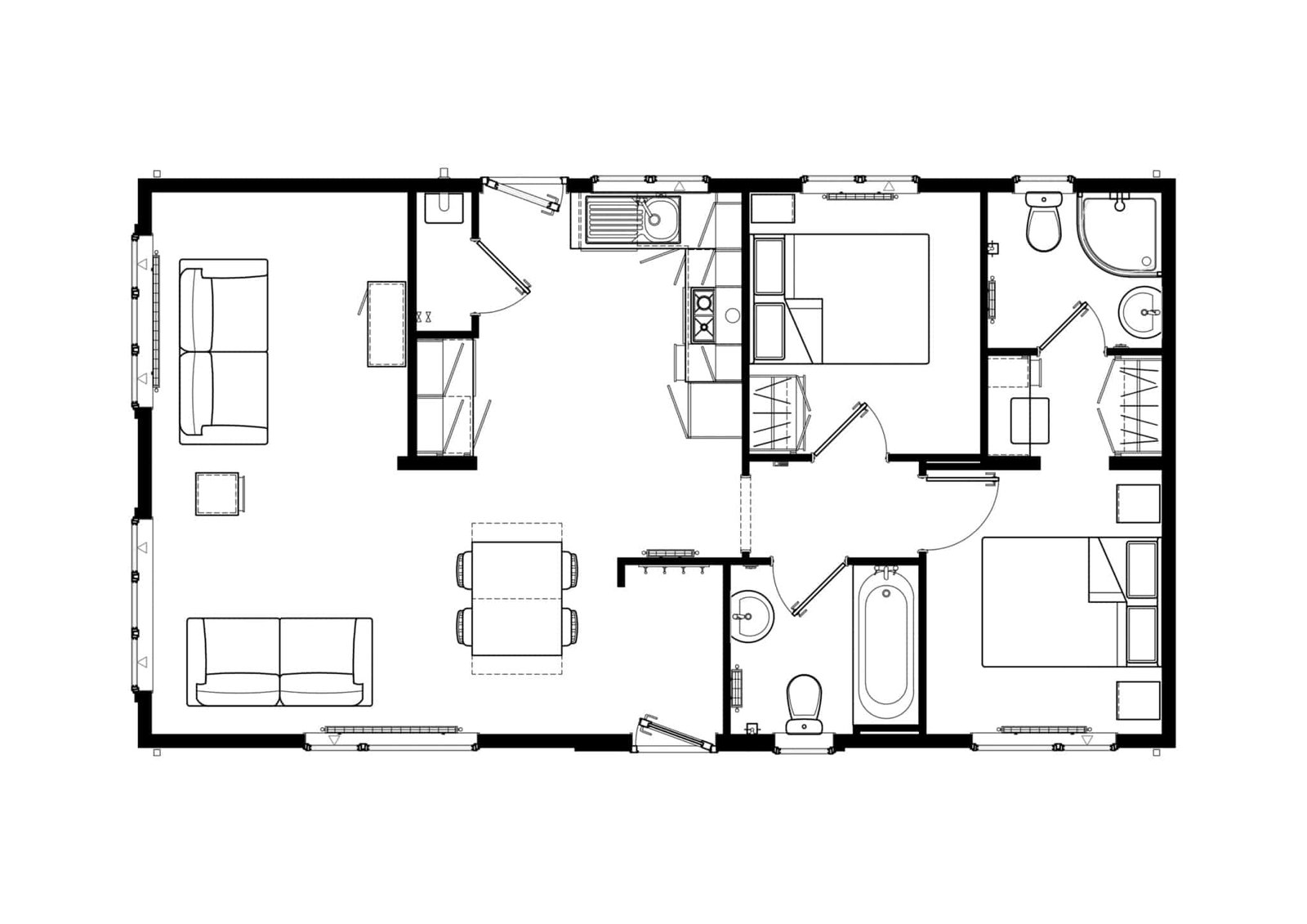 Richmond Hill Caravan Park,New Home, Ivy Avenue, Blackpool floorplan