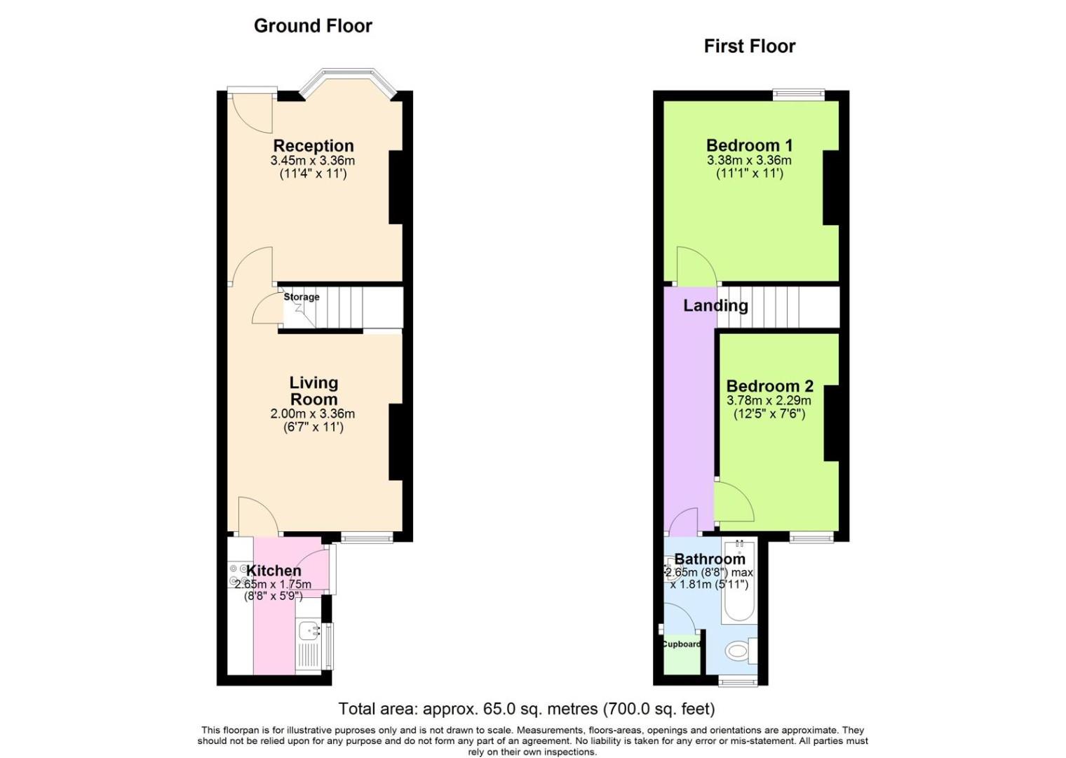 165, Burbury Street, Birmingham floorplan