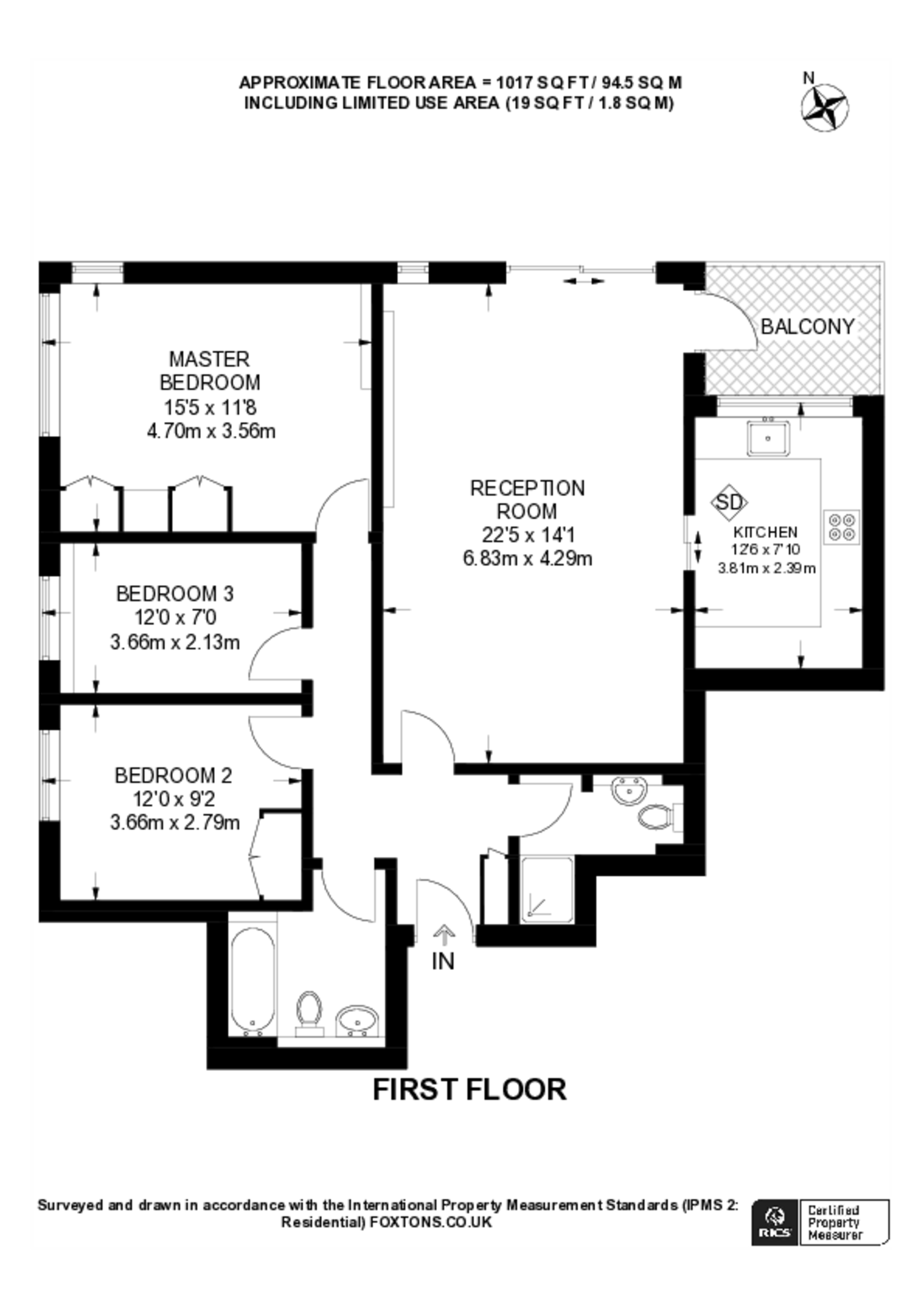 Kensington Place, Kensington floorplan