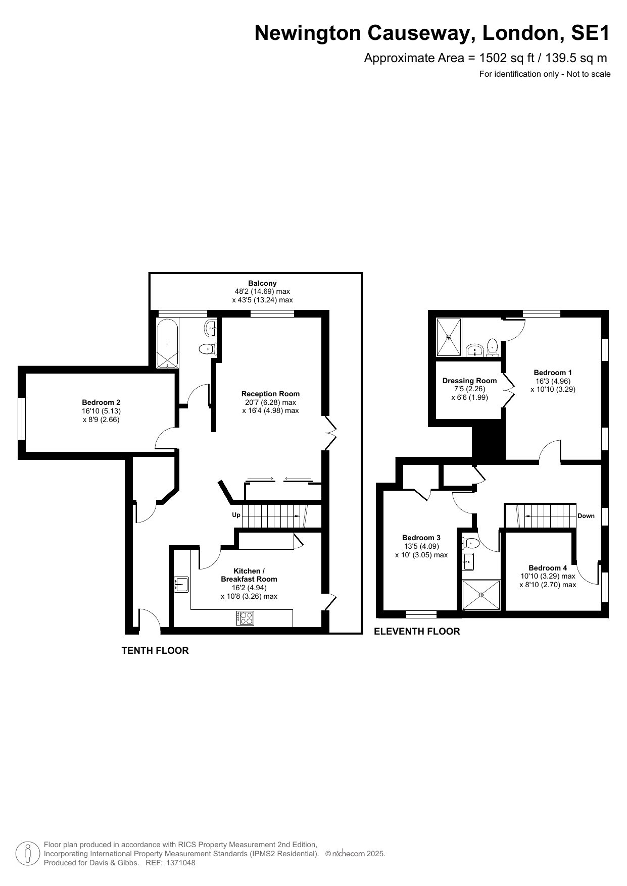 Metro Central Heights, Newington Causeway, Elephant and Castle floorplan