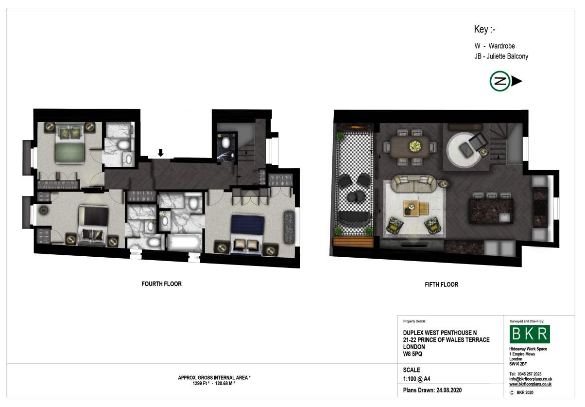 21-22, Prince Of Wales Terrace, London floorplan