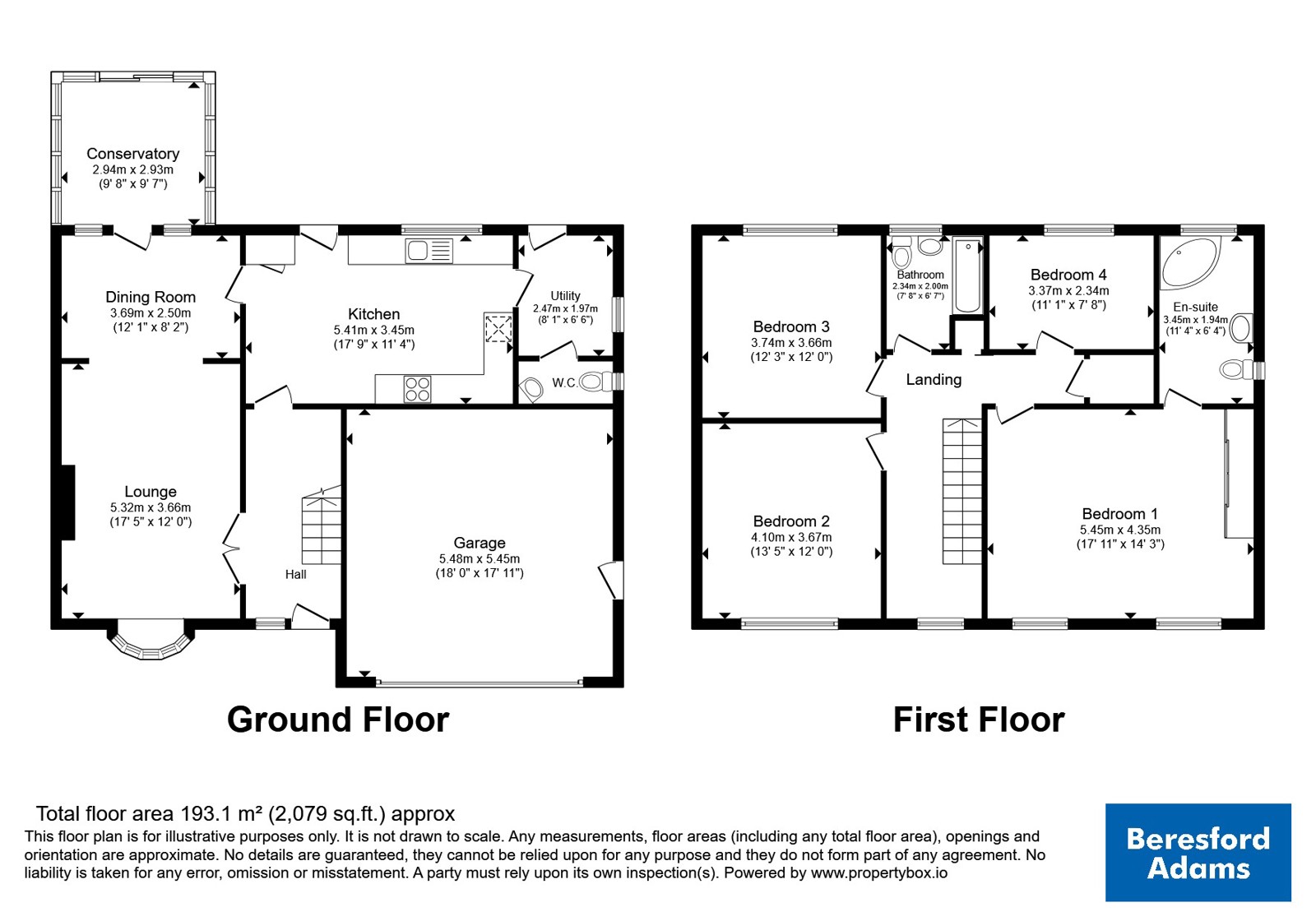 Navron View, 21, Llwyni Drive, Deeside floorplan