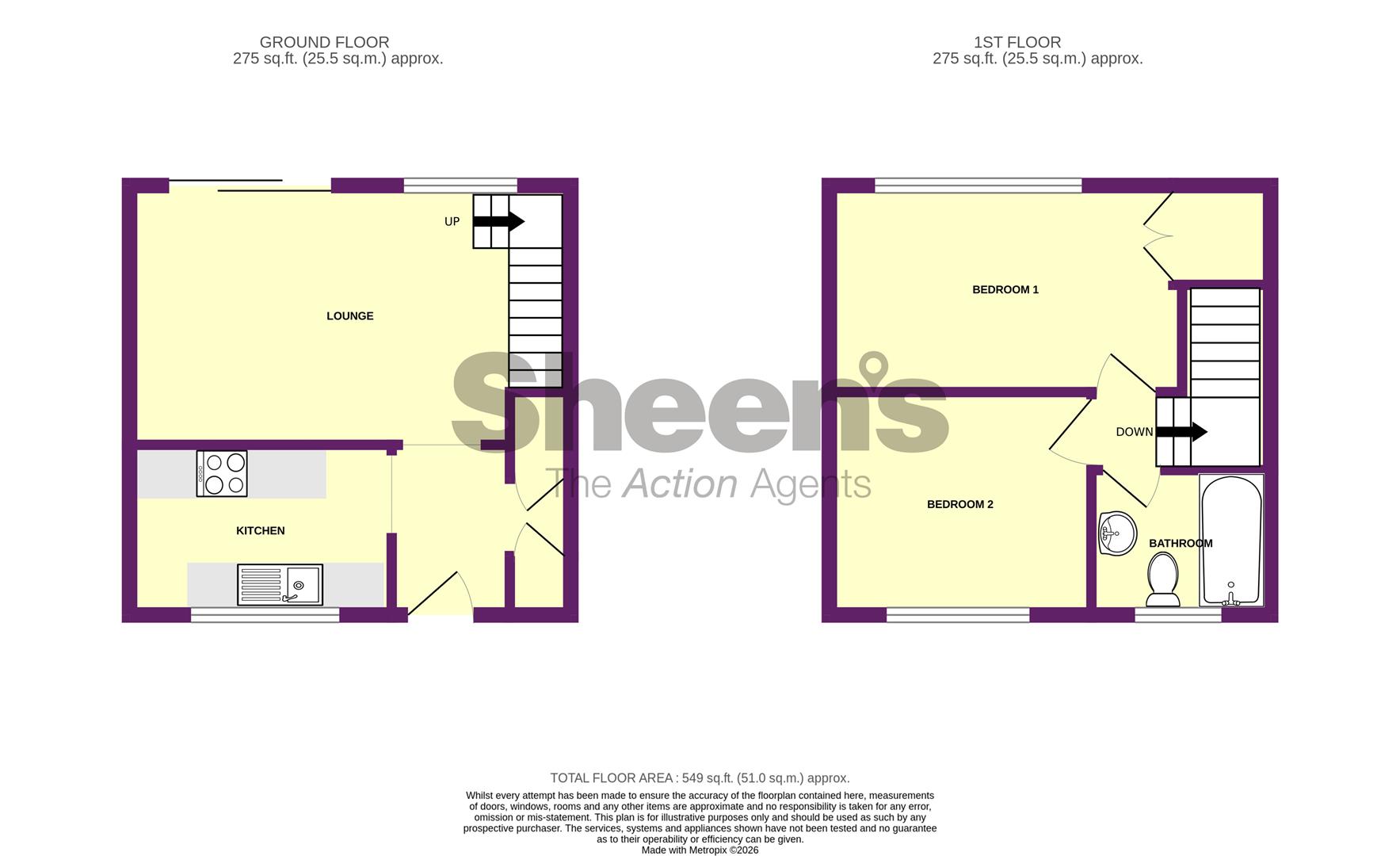 19, Ruaton Drive, Clacton-On-Sea floorplan