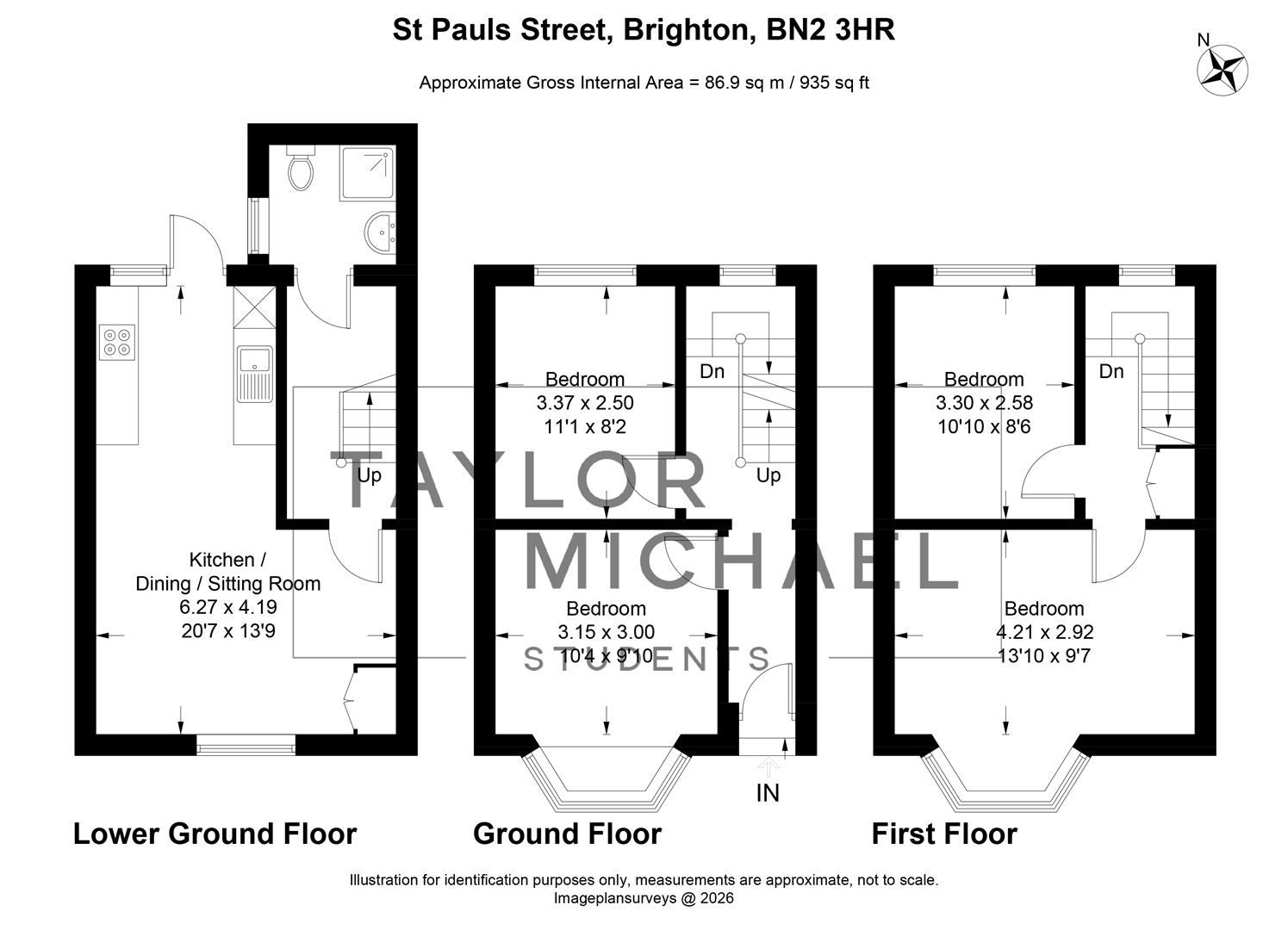 St. Pauls Street, Brighton floorplan