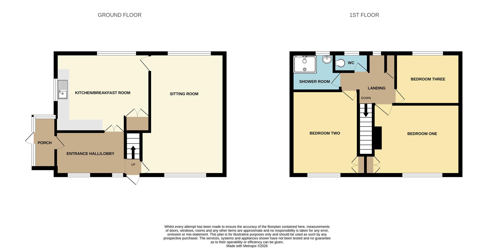 95, Kemberton Drive, Telford floorplan