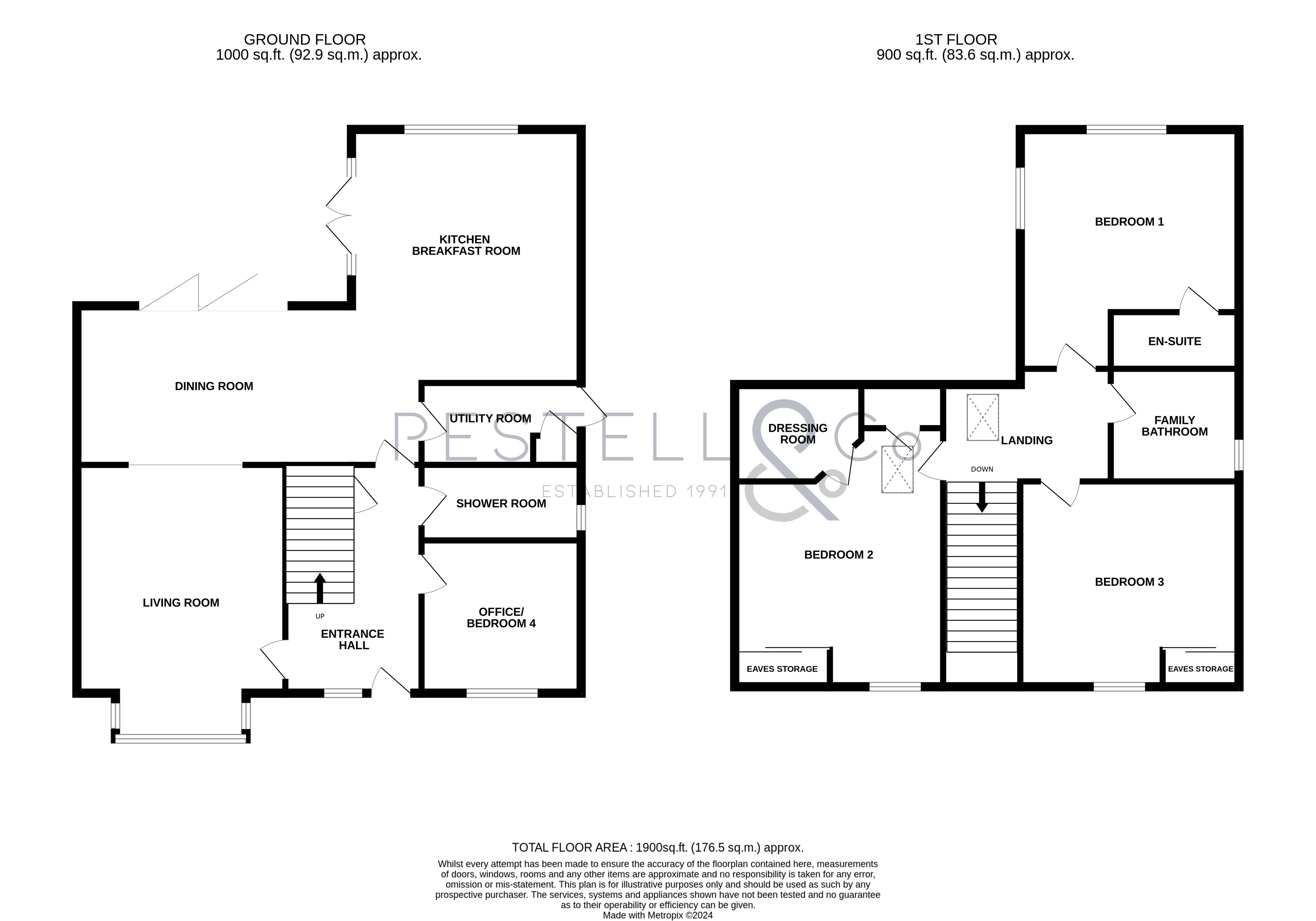 Foxgloves, Chapel End, Broxted floorplan
