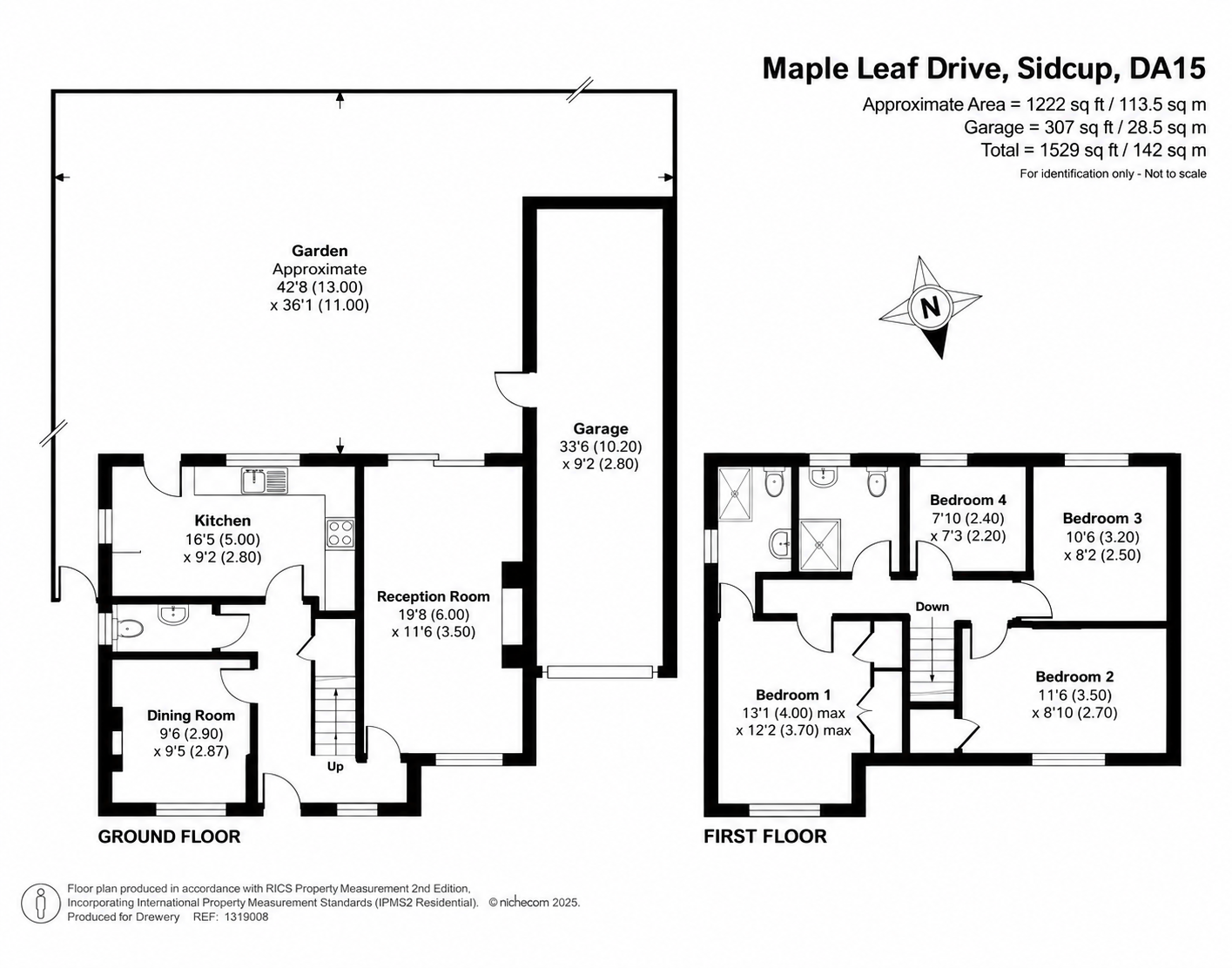3, Maple Leaf Drive, Sidcup floorplan