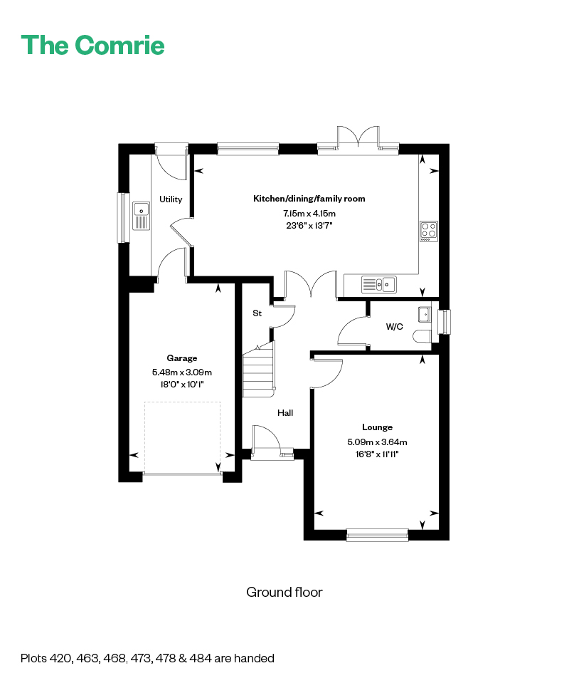 426, 2 Agricola Walk, Milltimber, Ab13 0Bg floorplan