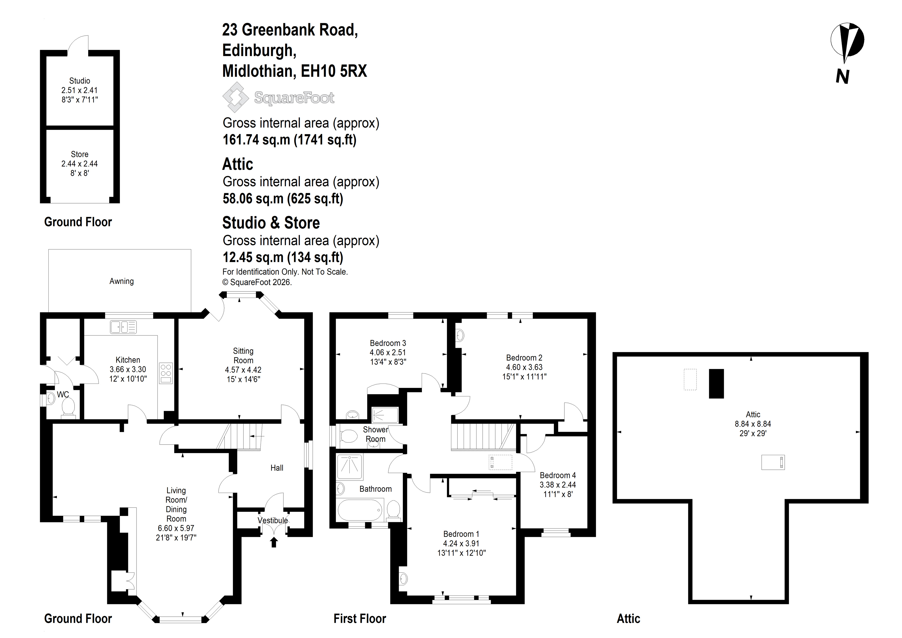 23, Greenbank Road, Edinburgh floorplan