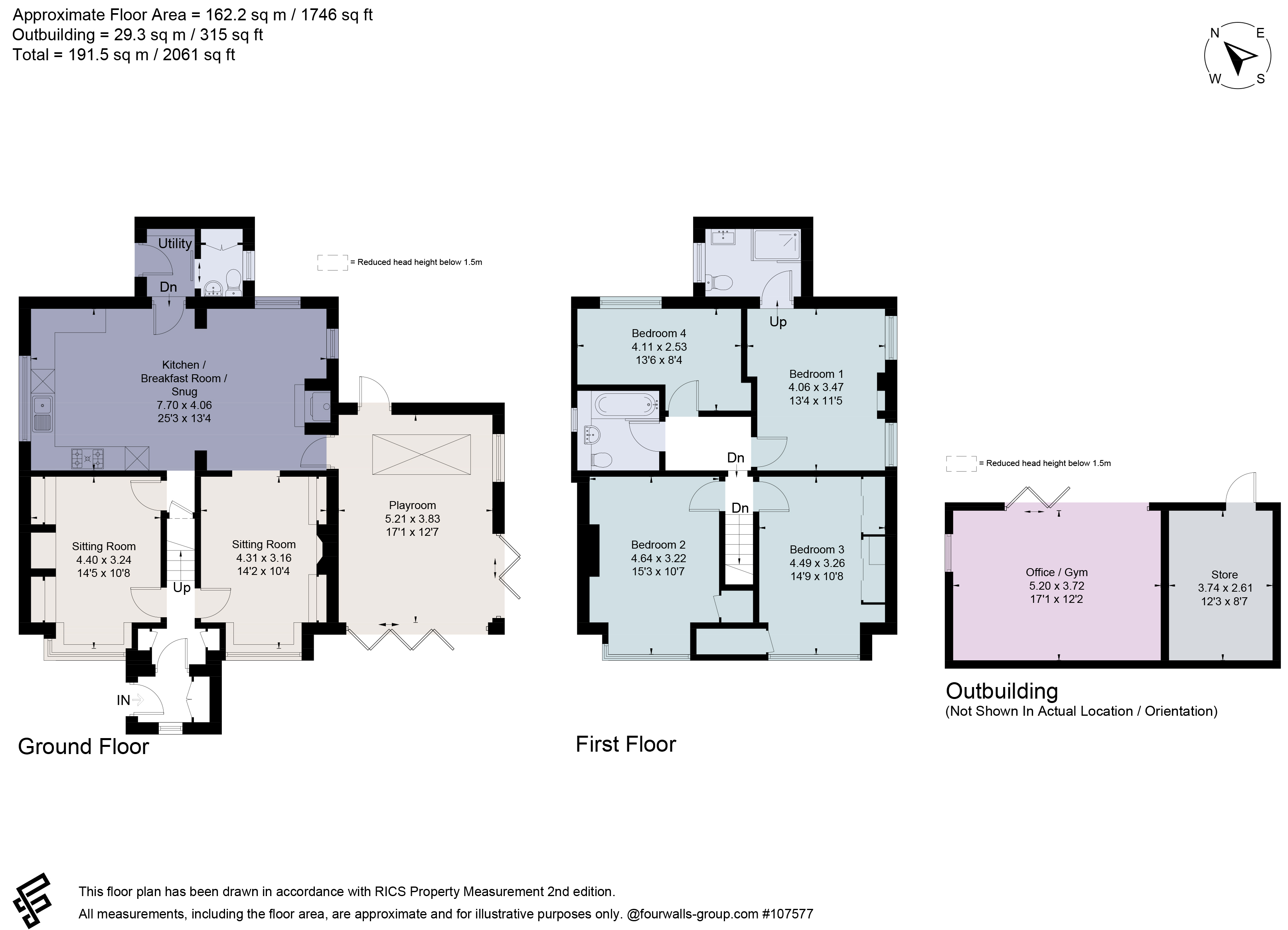 Green End Cottage,, Manley Bridge Road, Farnham floorplan