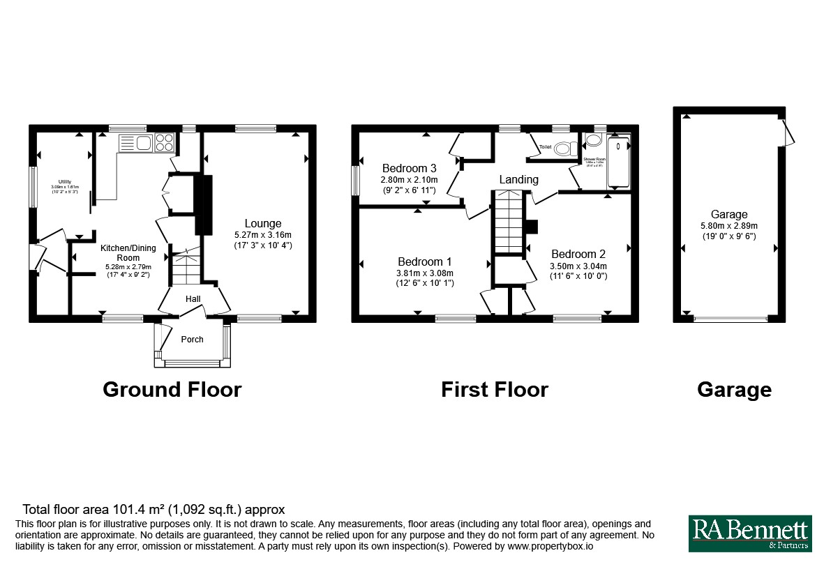 24, Marment Road, Gloucestershire floorplan
