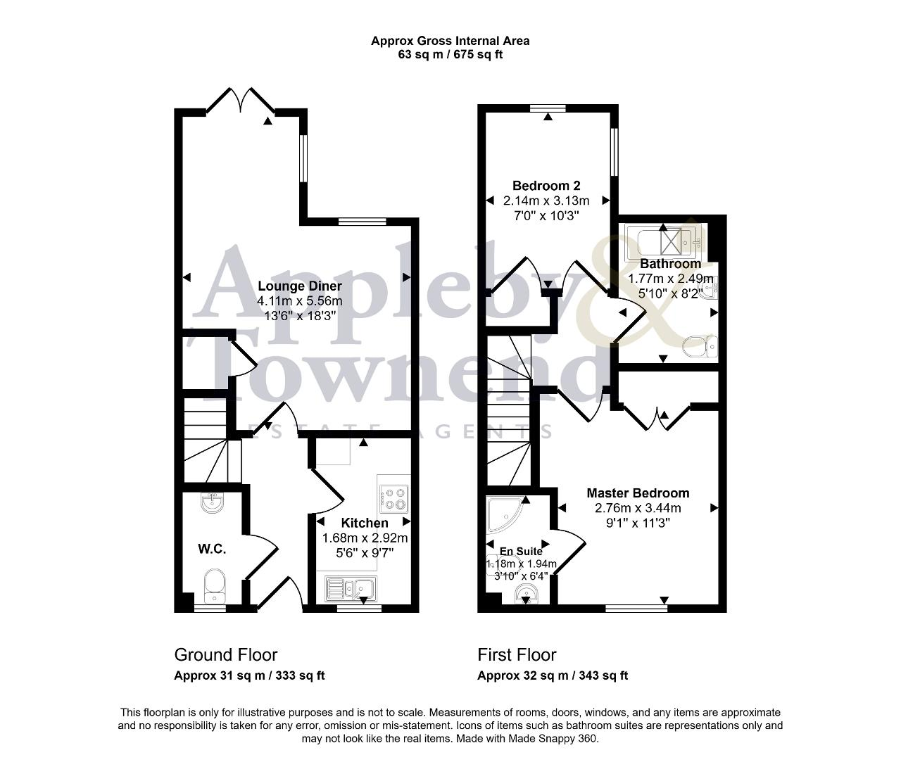 Westminster Close, Devizes floorplan
