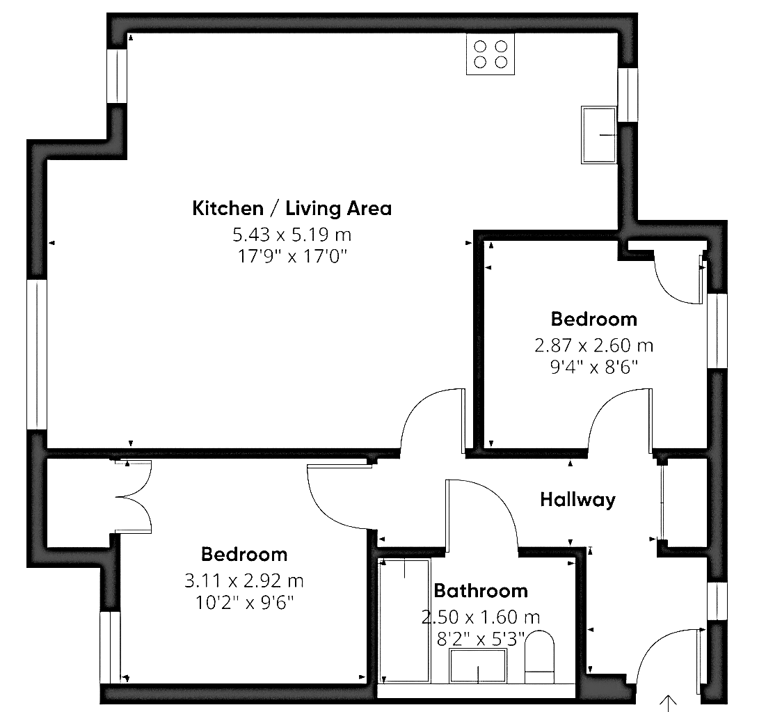 Warren Lane, Witham Saint Hughs floorplan