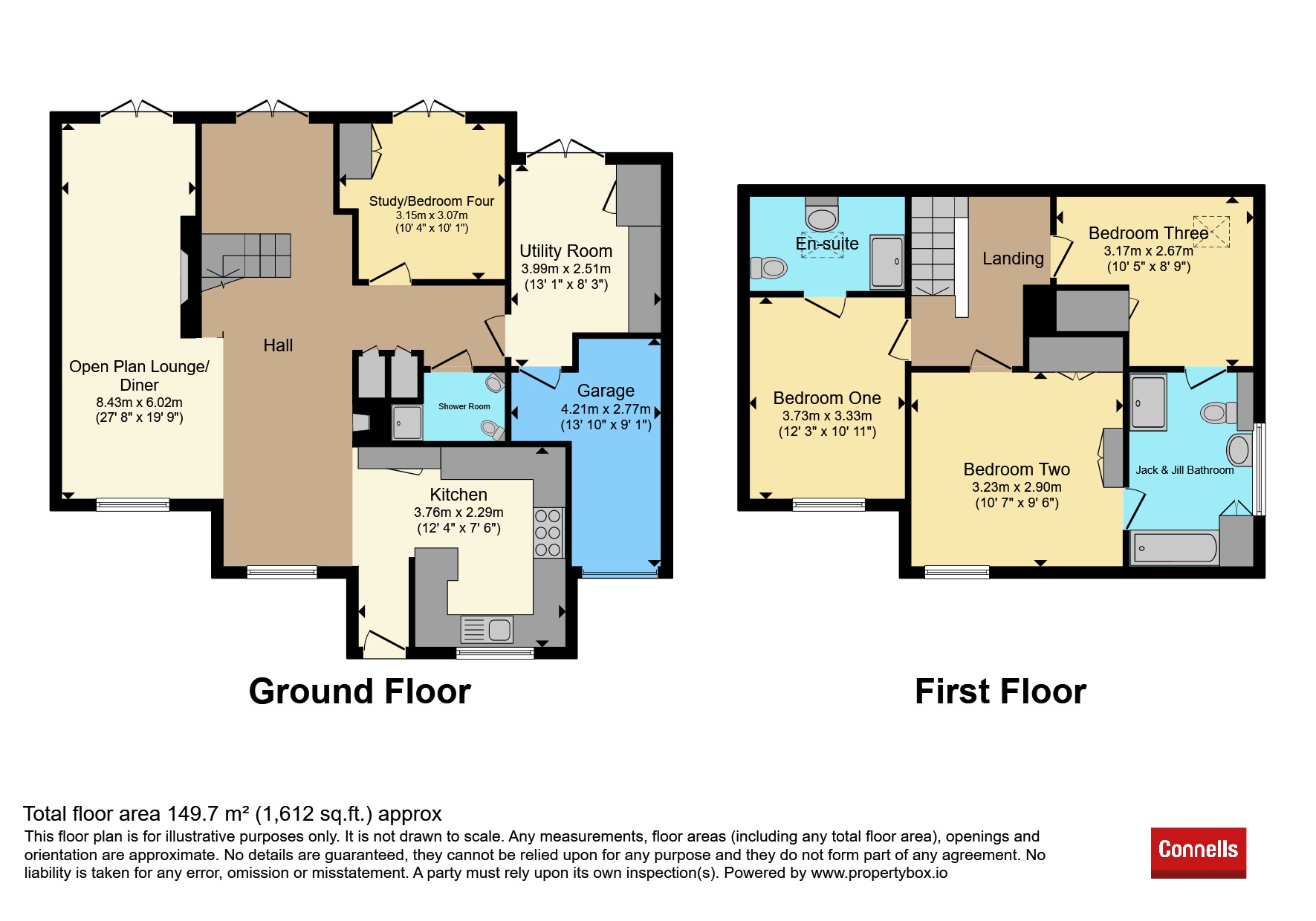 68, Chase Road, BURNTWOOD floorplan