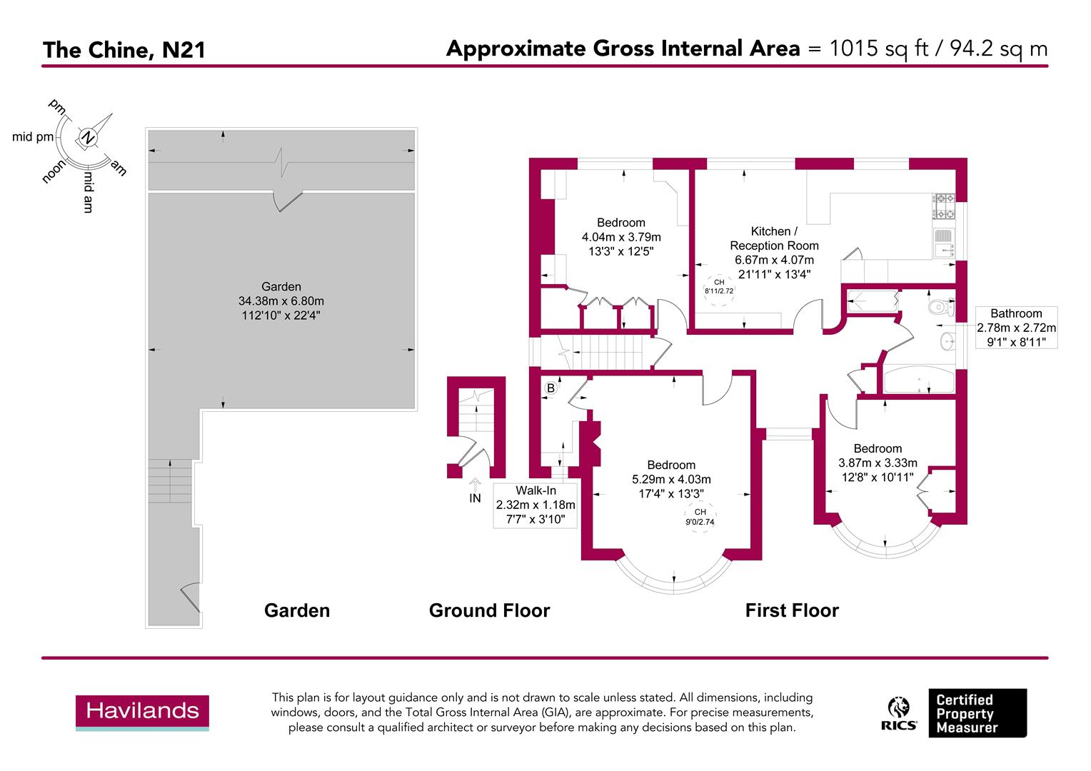 The Chine, N21 floorplan