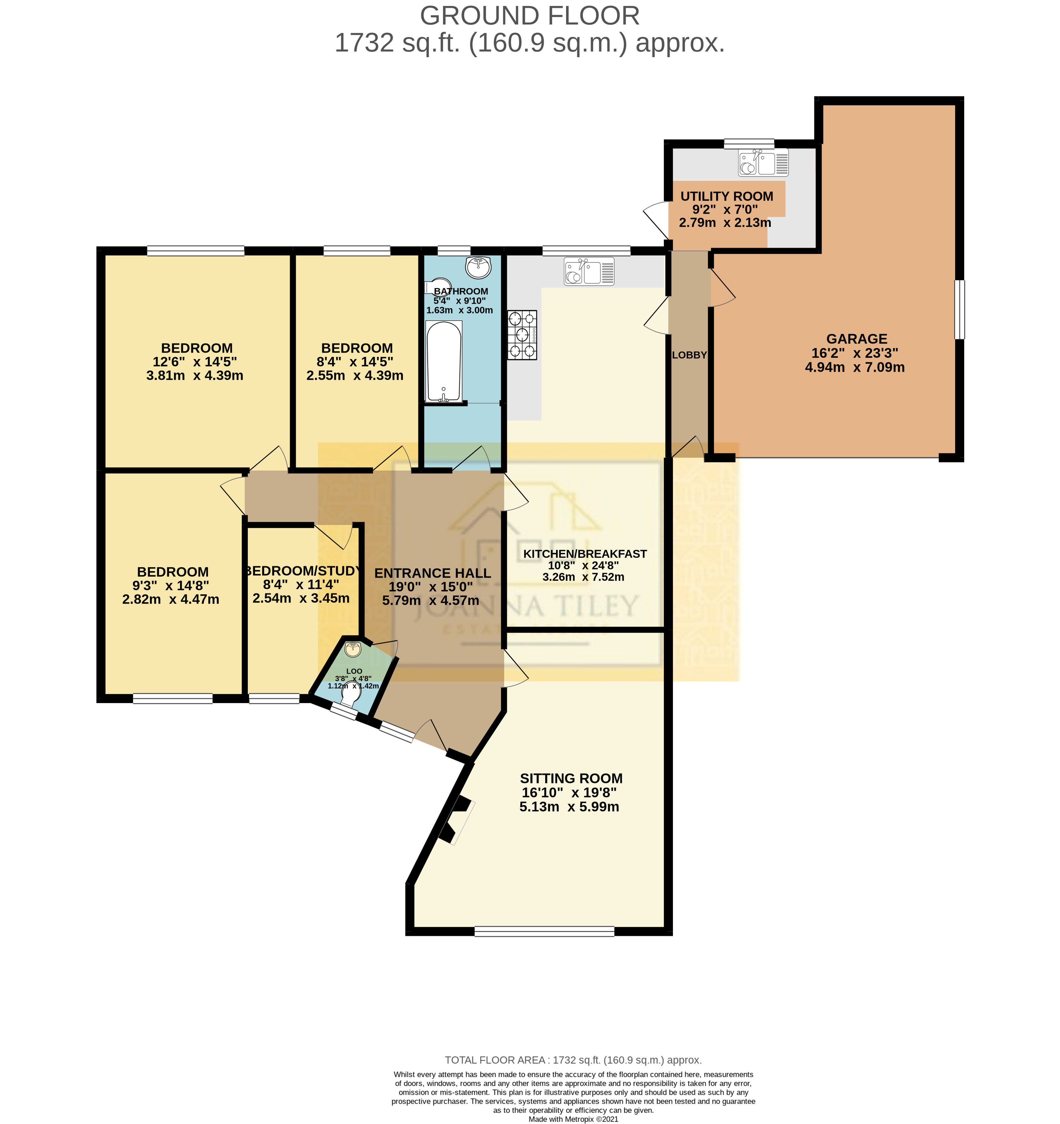 Denham, Yew Tree Lane, Compton Martin floorplan