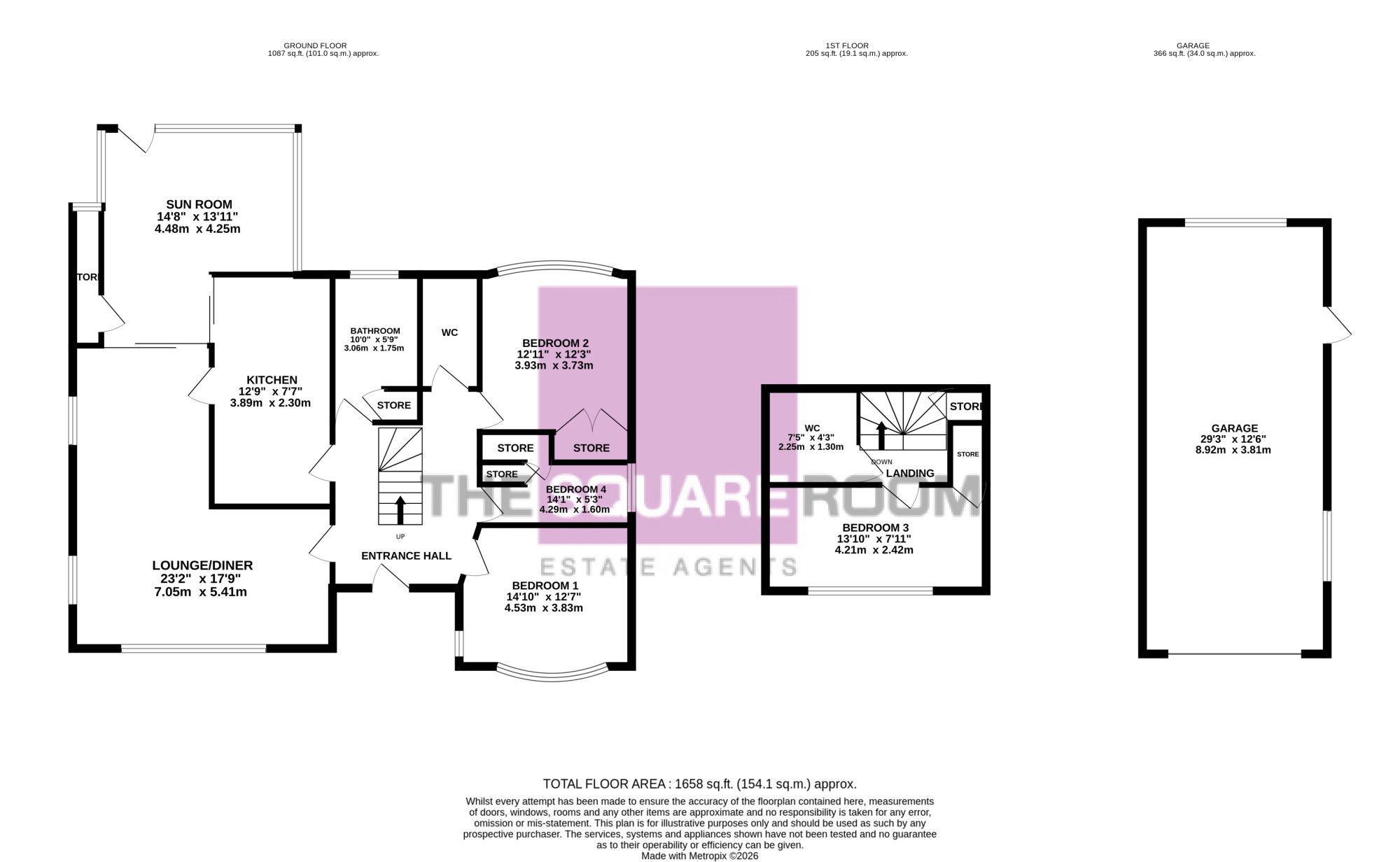 72, Longhouse Lane, Poulton-Le-Fylde floorplan