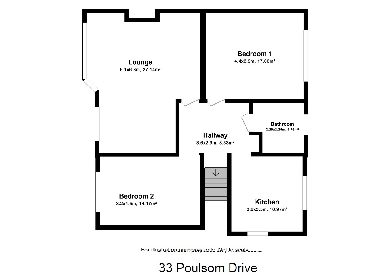 33, Poulsom Drive, Liverpool floorplan