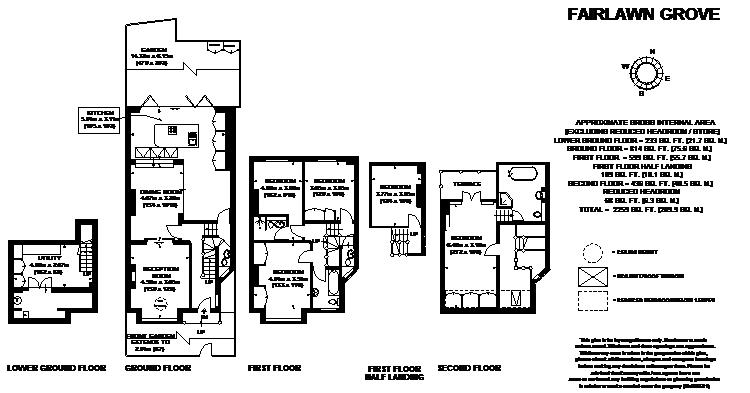 5 Bedrooms Terraced house to rent in Fairlawn Grove, London W4