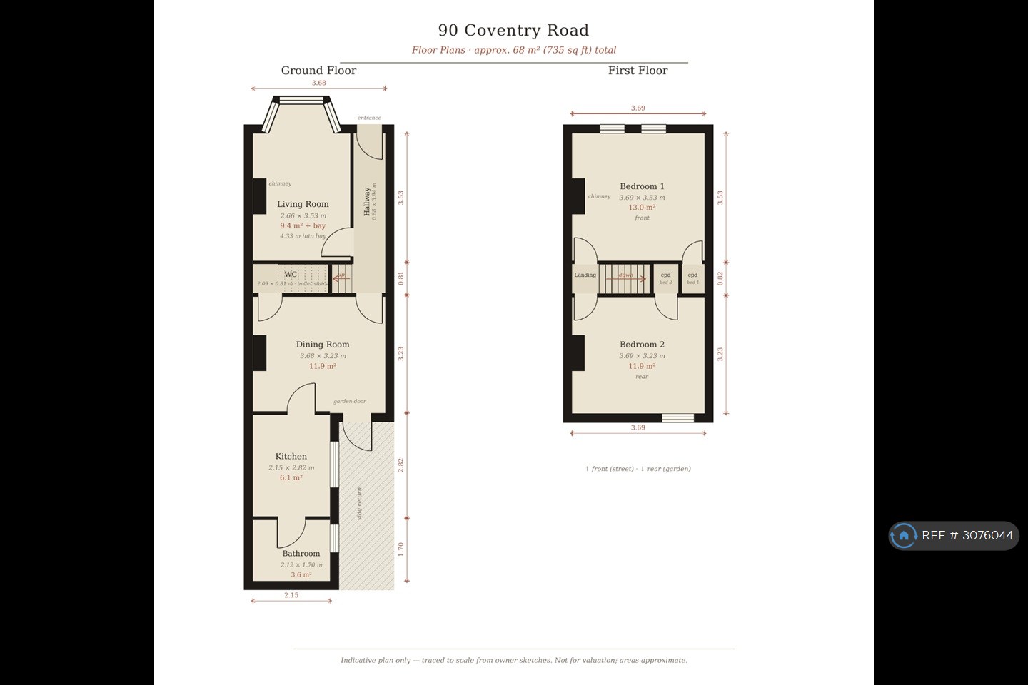 Reading floorplan
