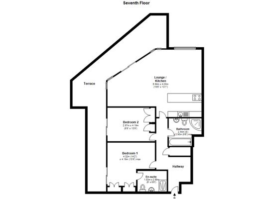 2 Bedrooms Flat to rent in Sydenham Road, Croydon CR0