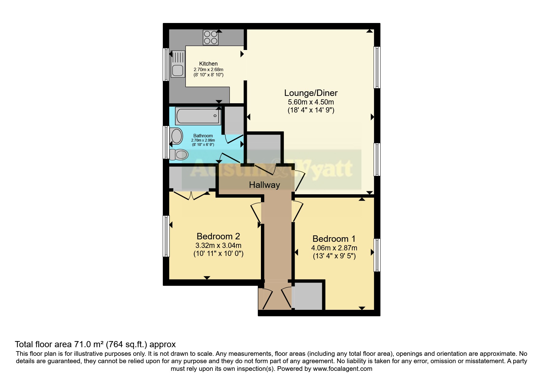 Gibson Road, Canford Heath, Poole, Dorset BH17, 2 bedroom flat for sale
