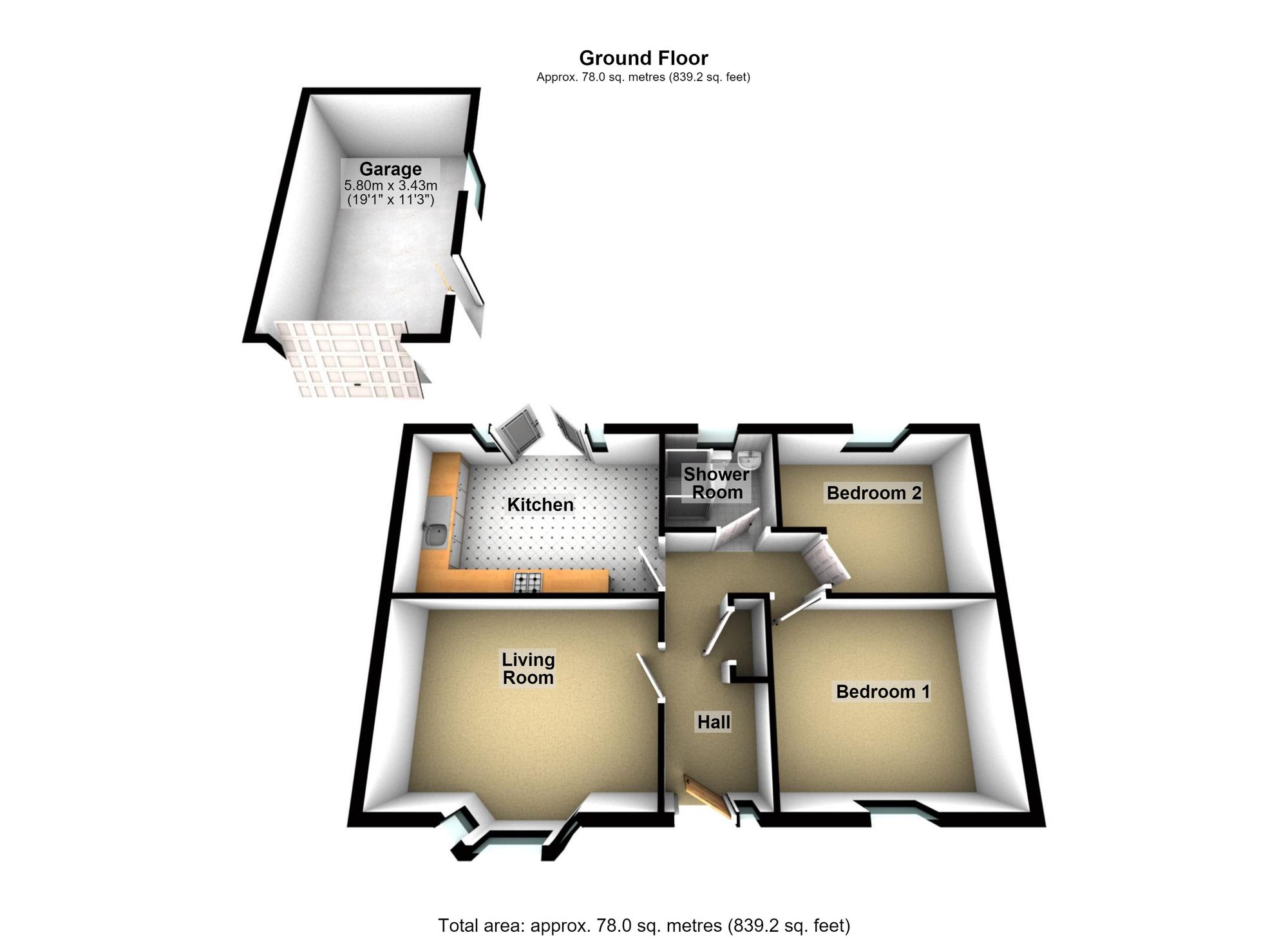 14 Hayfield Close, Doncaster floorplan