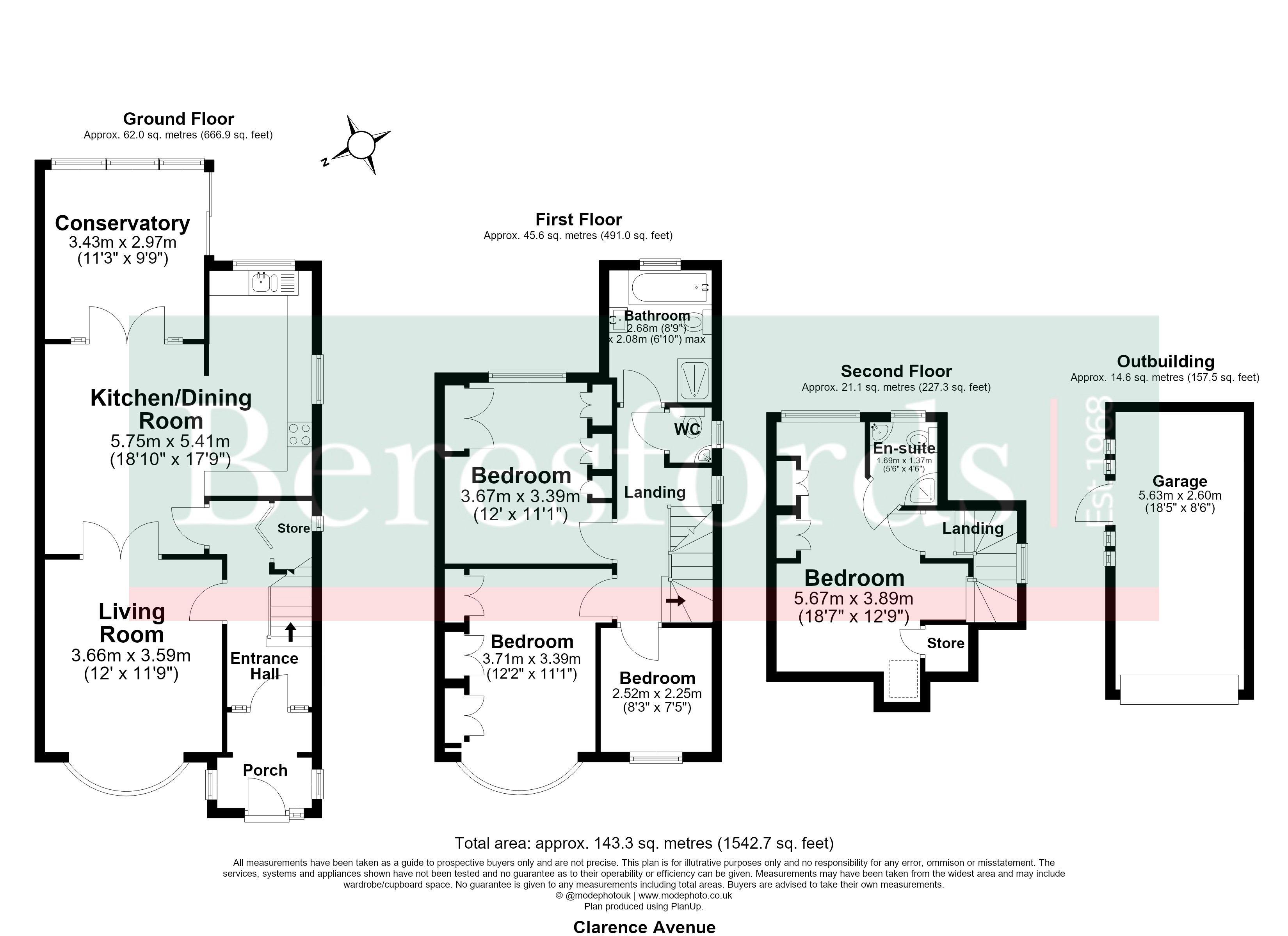 Clarence Avenue, Upminster floorplan