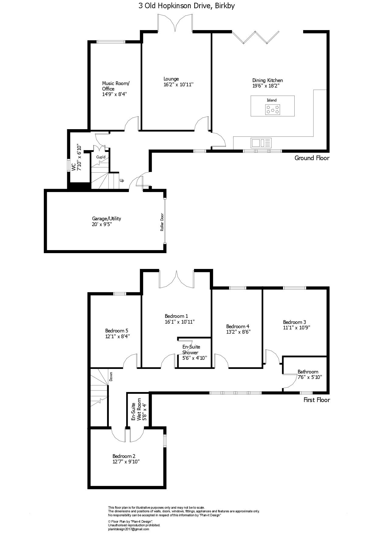 3, Old Hopkinson Drive, Huddersfield floorplan