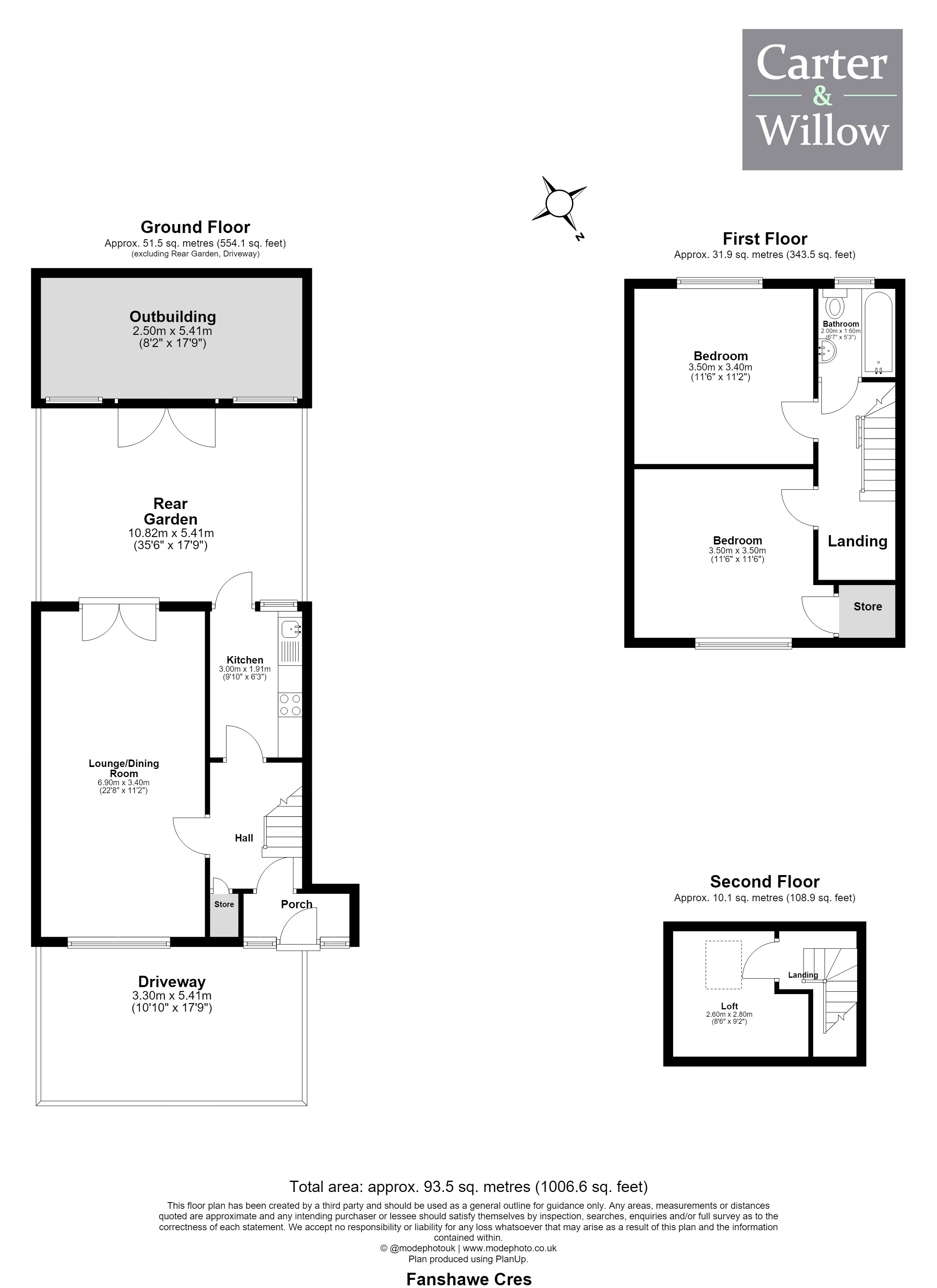 73, Fanshawe Crescent, Dagenham floorplan